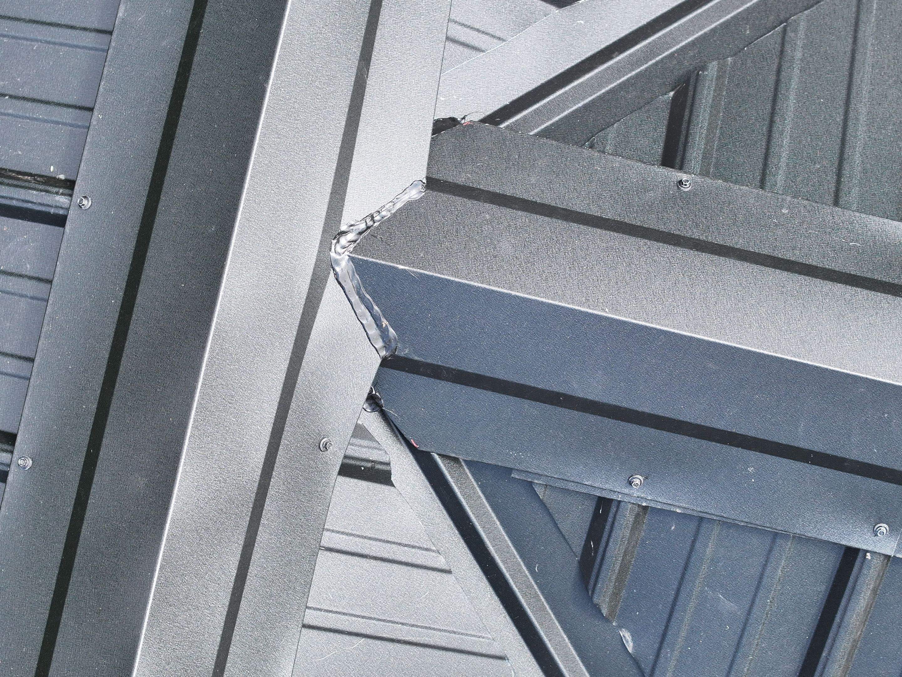 Textured Black AG Panel by Omnia Roofing