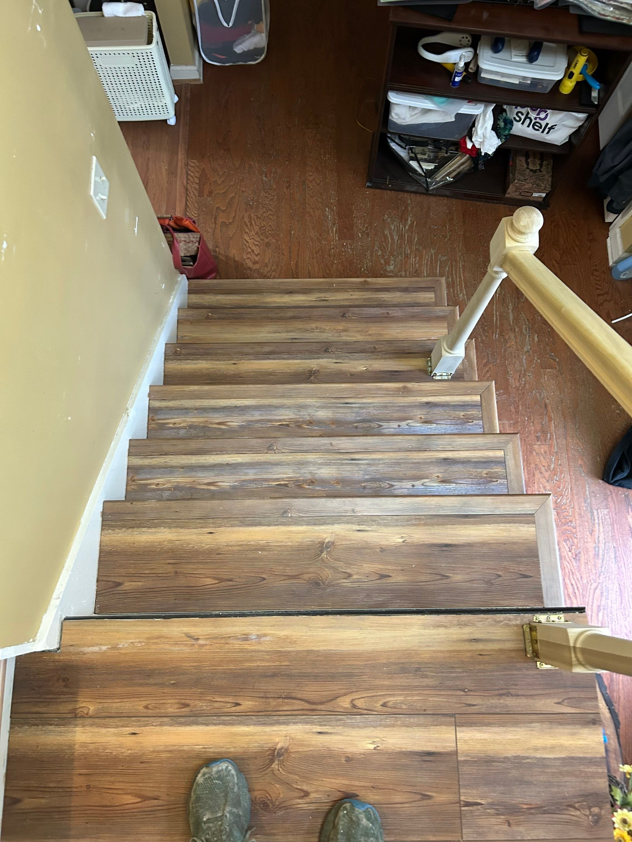 Staircase Remodel by Wolf Hills Restoration