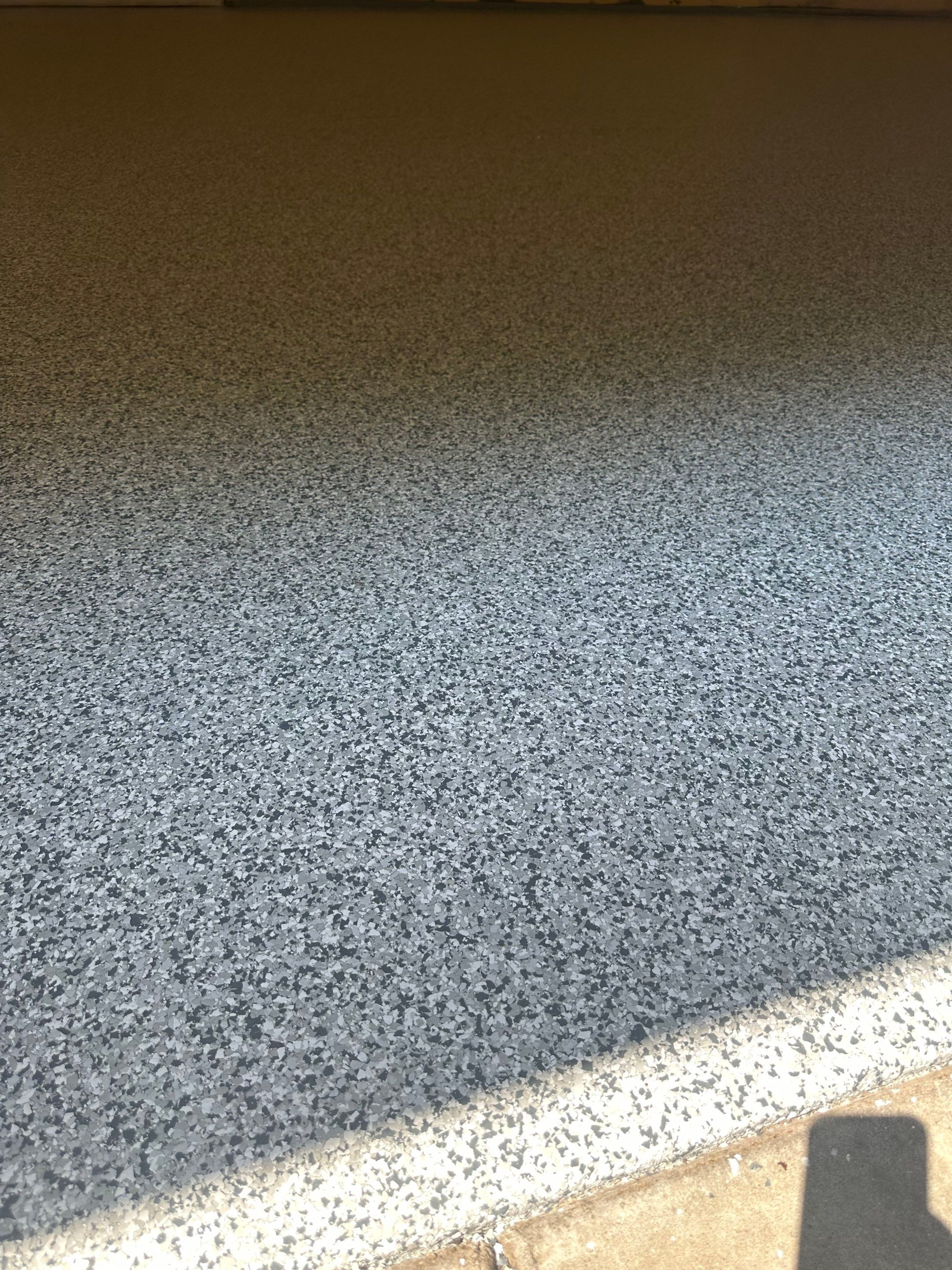 Garage Floor Coating using Gravel by My Garage Floor Guys