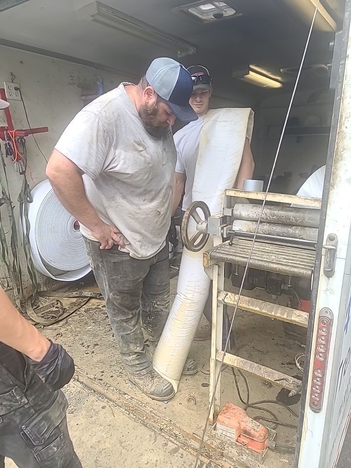 Sewer Repair using Perma-Liner through two manholes by Sureway Comfort John Wilcox Plumbing Heating Cooling