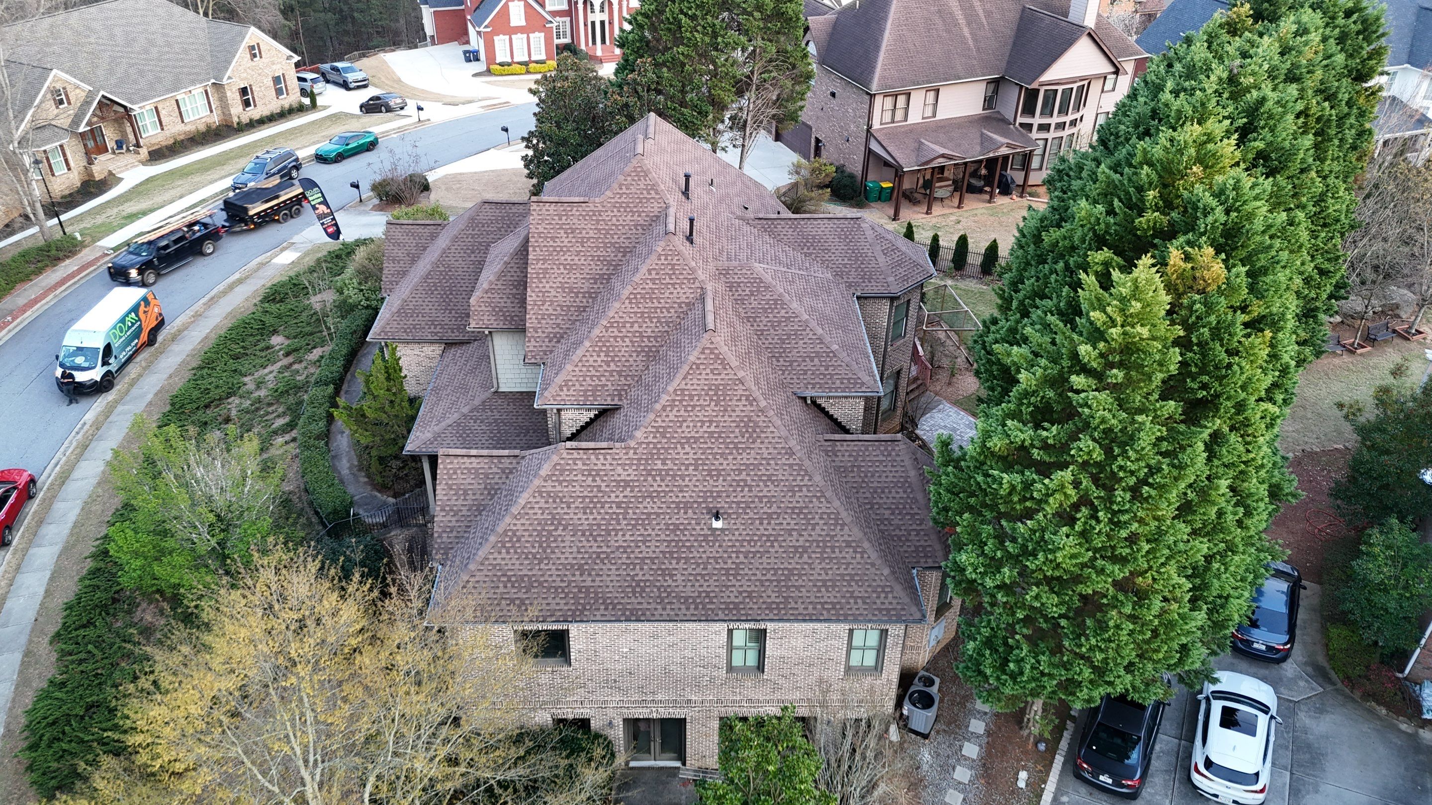  Heathchase Dr Suwanee Roof Replacement   by Dom Roofing & Restoration