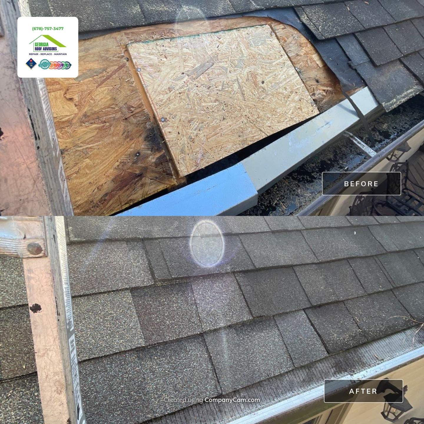 Don’t Wait to Fix a Leak! 🛠️ by Georgia Roof Advisors