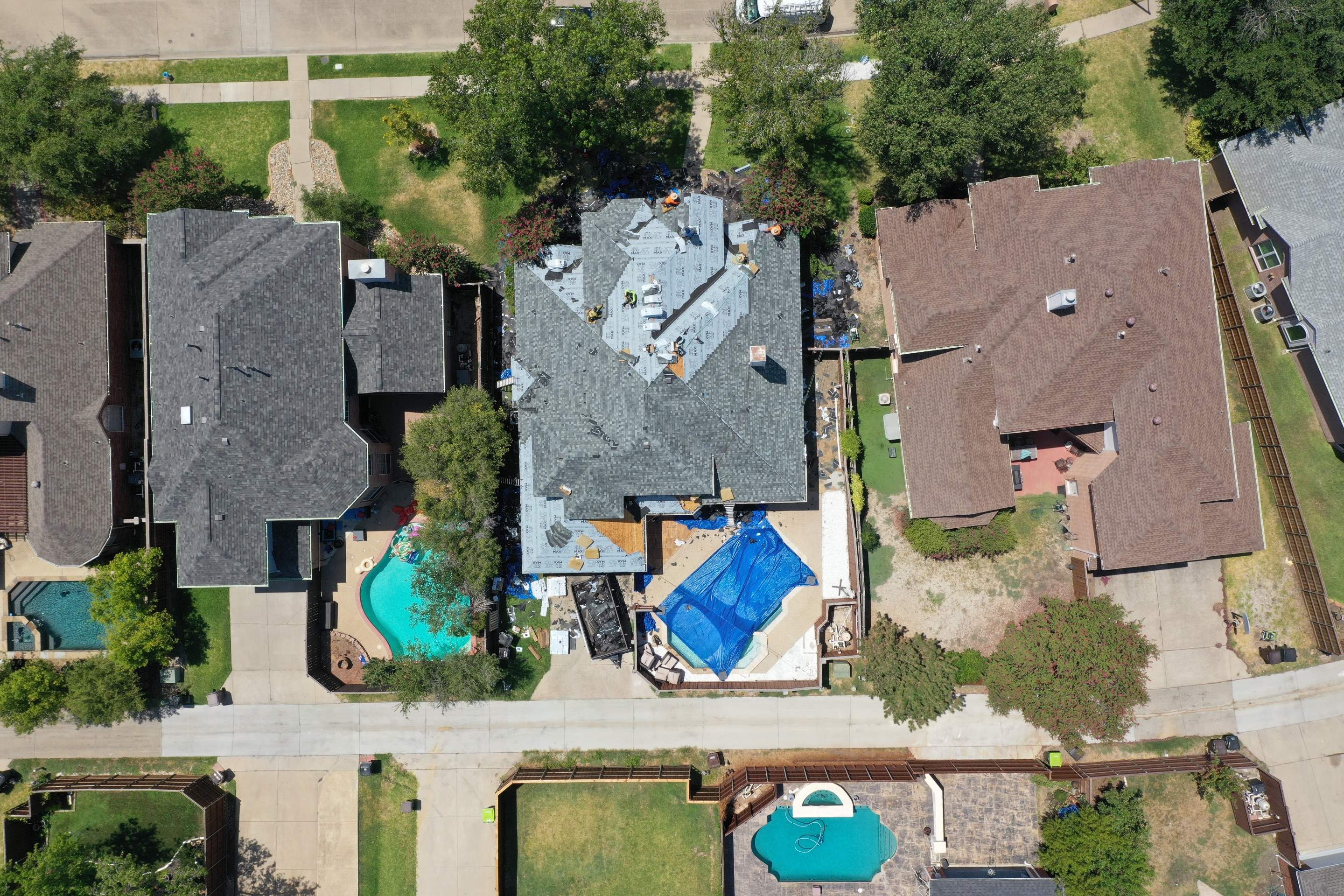 Residential Roofing Installation using IKO Dysnasty Class3 Summit Gray by Eminent Roofing & Auto Hail Repair