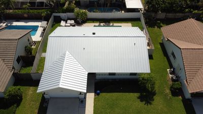Residential Roofing Installation using Mil Finish-Unpainted