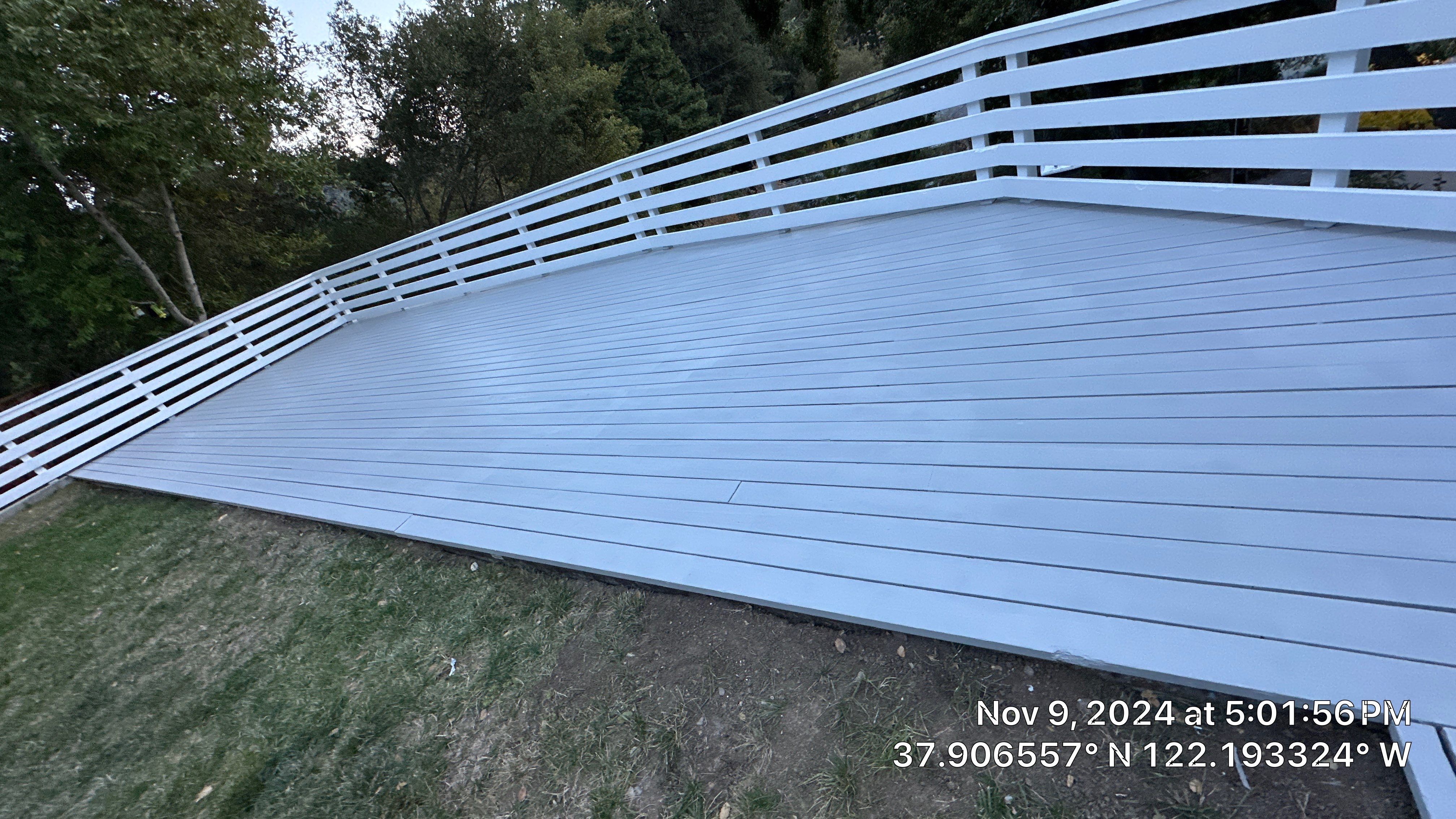 Deck Repaint using Sherwin-Williams by Herrera’s Bay Area Painting inc.