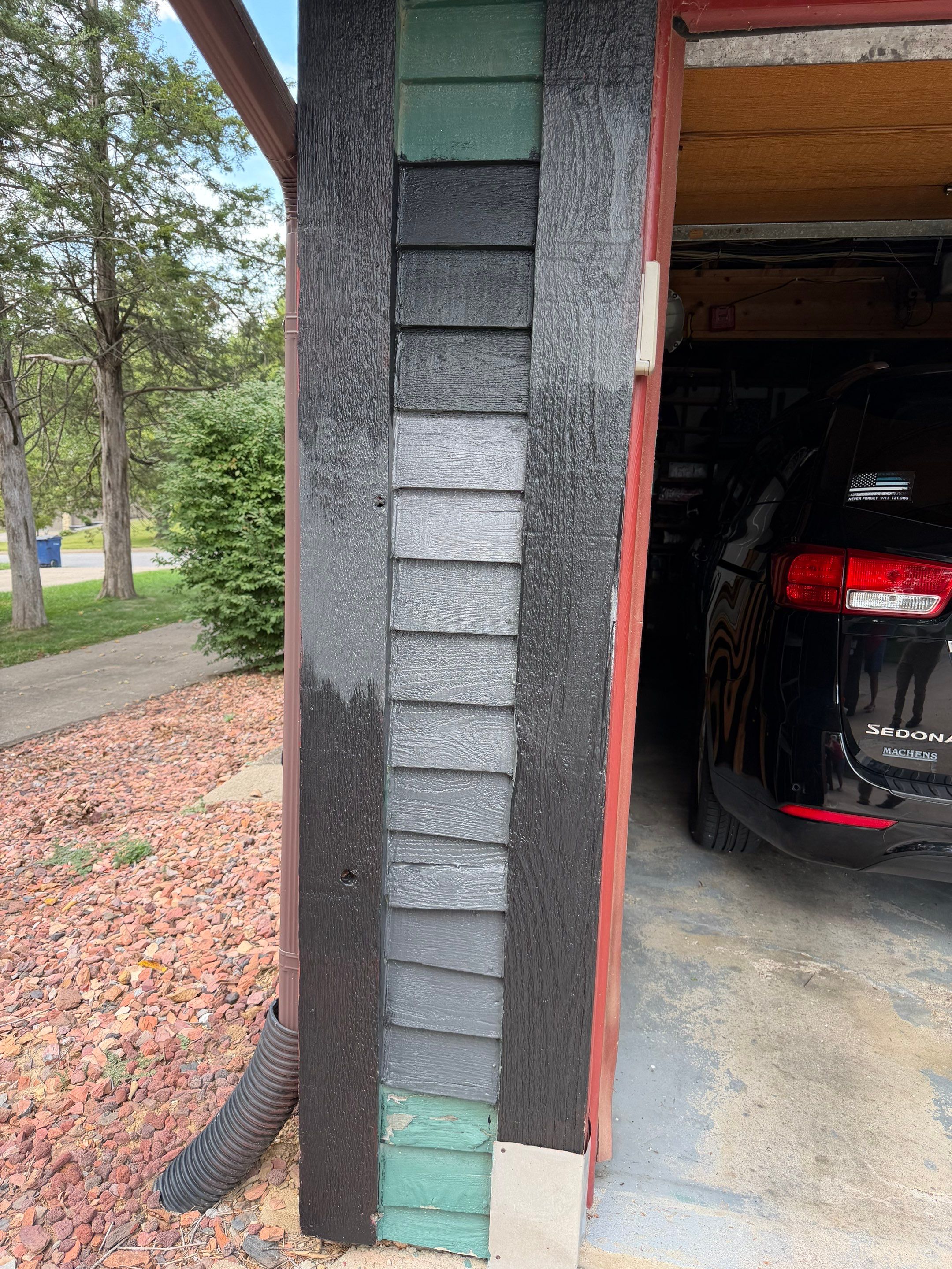 Wood siding refresh by Pezley Painting