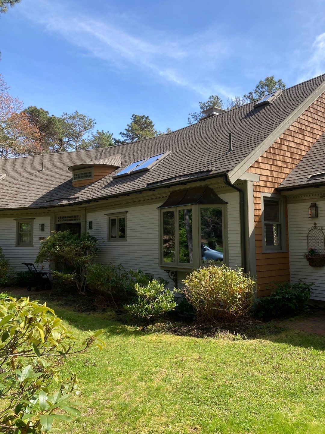 Gutter Installation using 6" Half Round Aluminum Gutter by Gutter Pro Enterprises