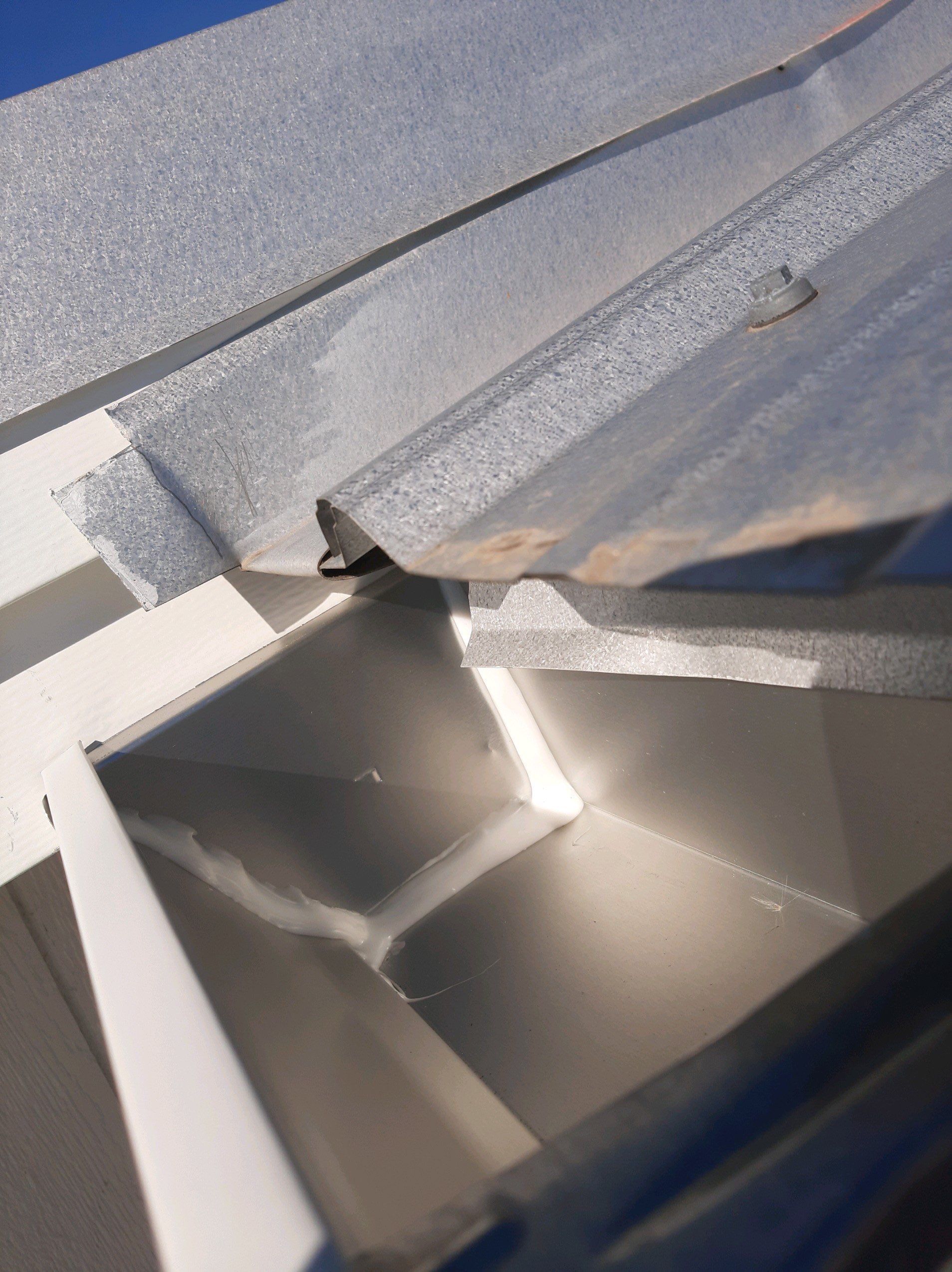 Gutter Installation using K-Style Seamless Gutters and Soffit and Fascia Replacement by Gutter Professors