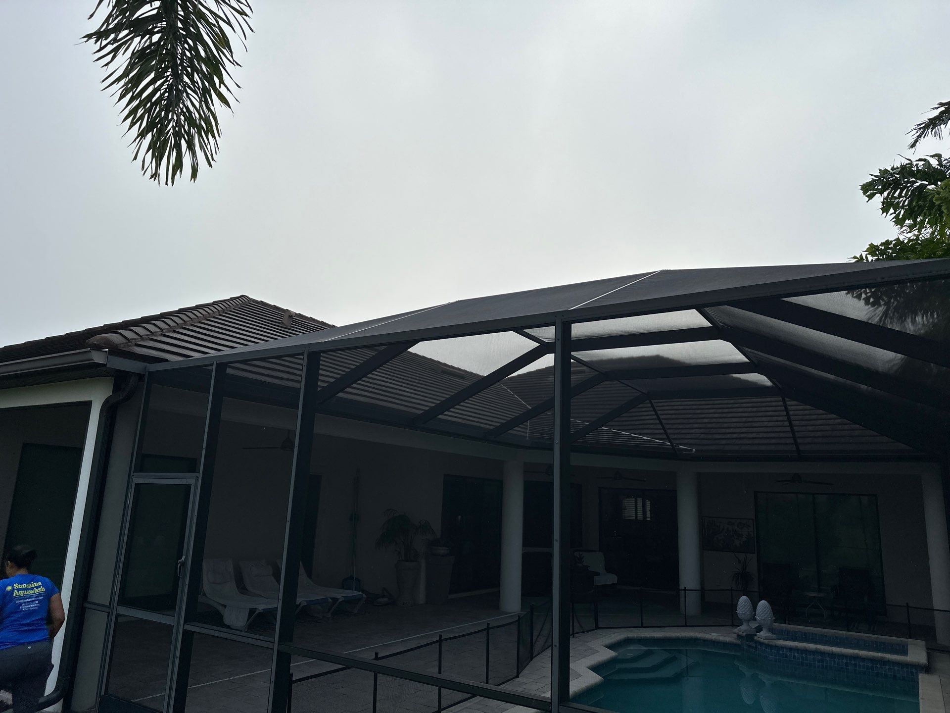 Flat Tile Roof Cleaning, House Wash & Sidewalk Cleaning in Enclave at Country Meadows, Bradenton, FL | Sunshine AquaWash by Sunshine AquaWash