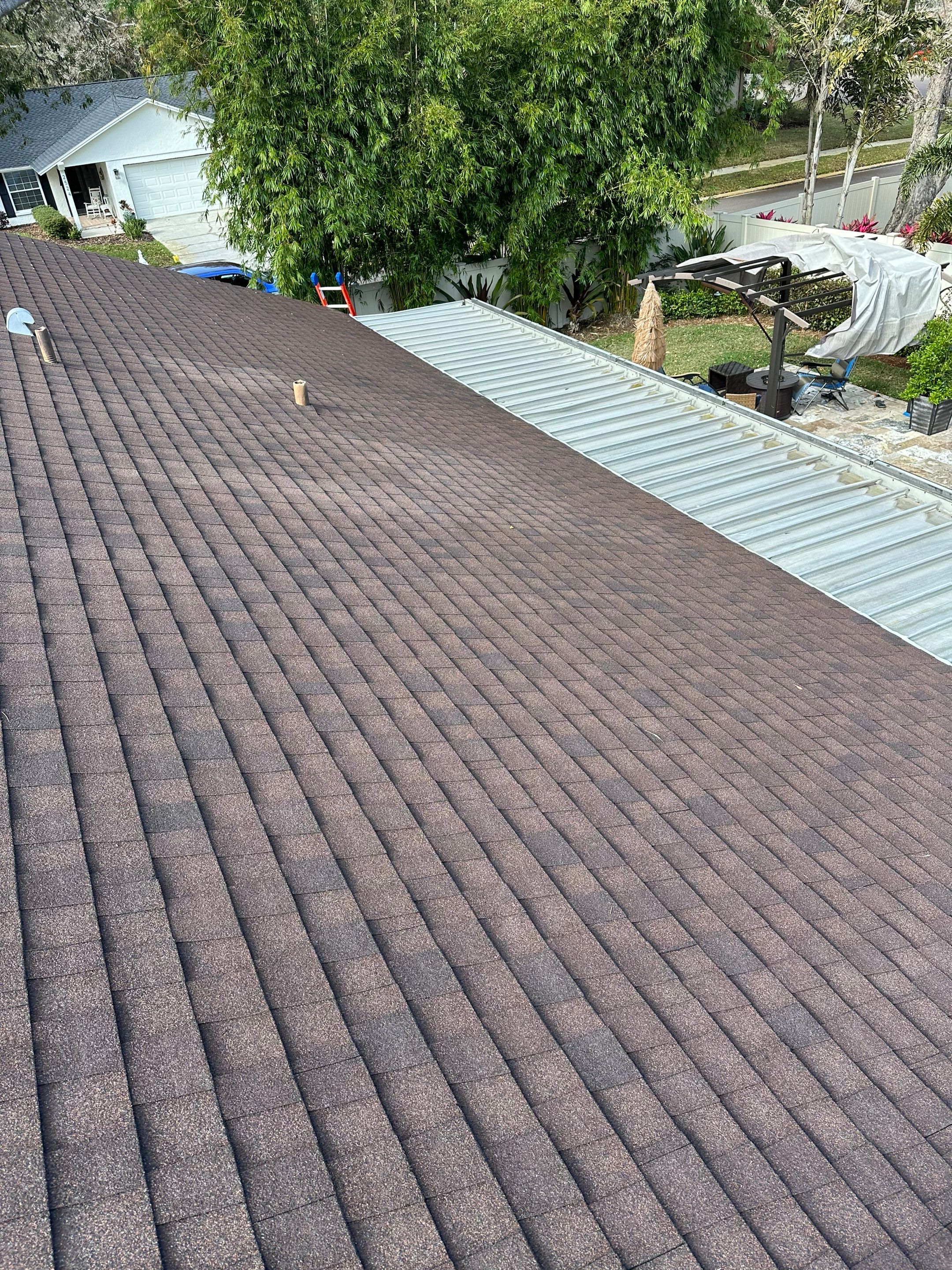 Roof Cleaning Service & Travertine Paver Cleaning by Sunshine AquaWash