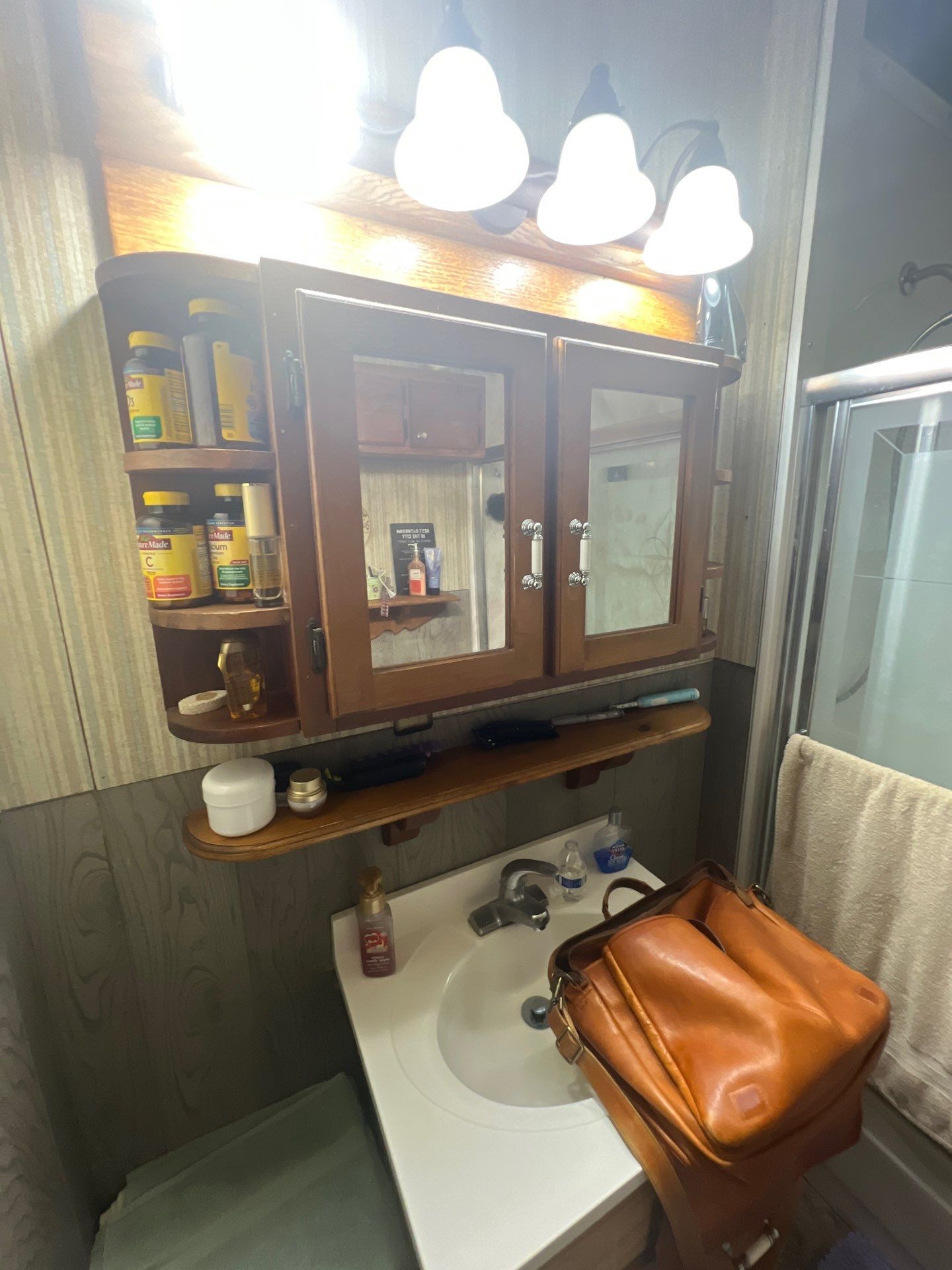 Small bathroom remodel with class! by The Shower Company