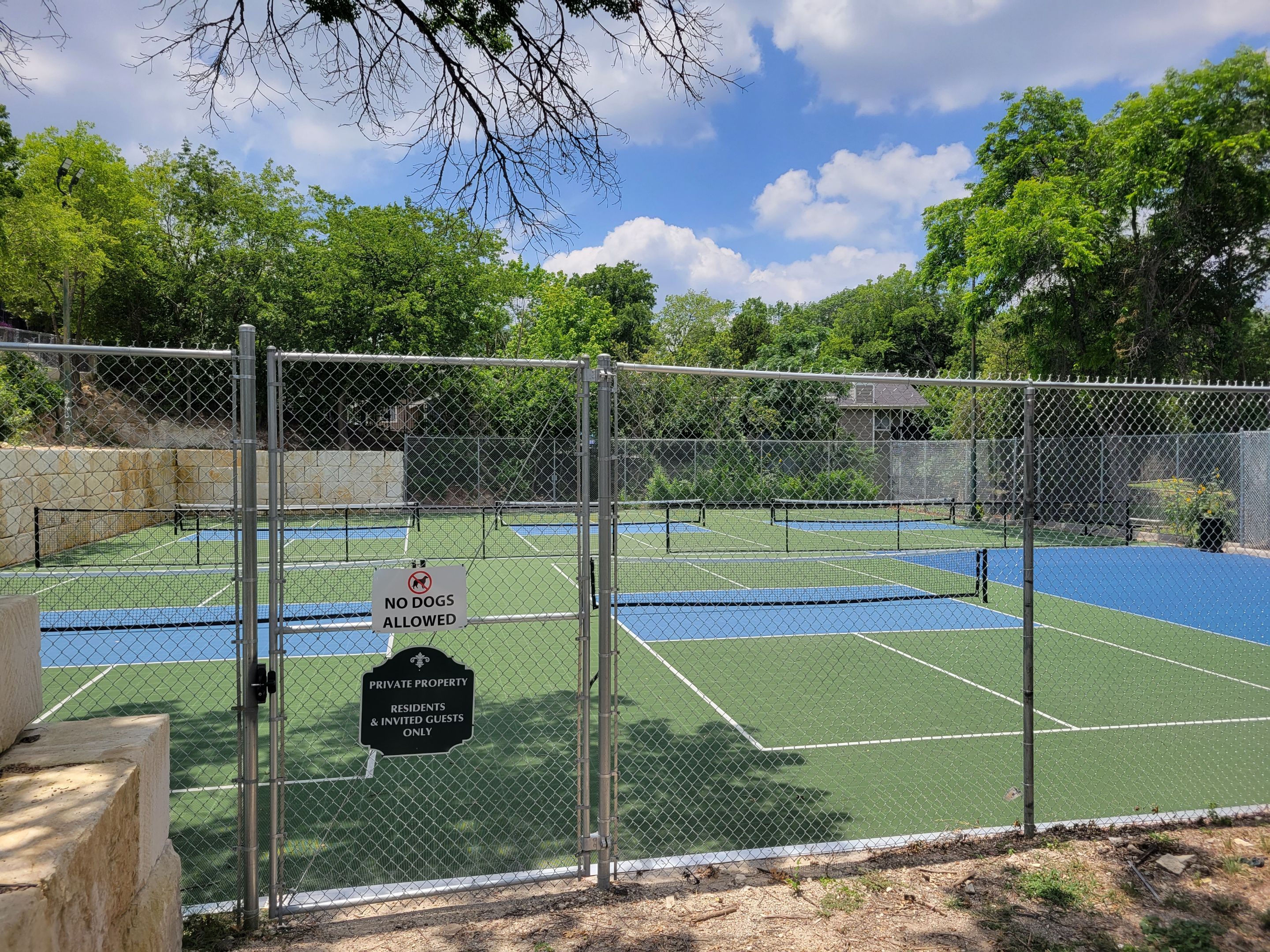 Tennis Court Conversion to Pickleball by Sport Court Austin