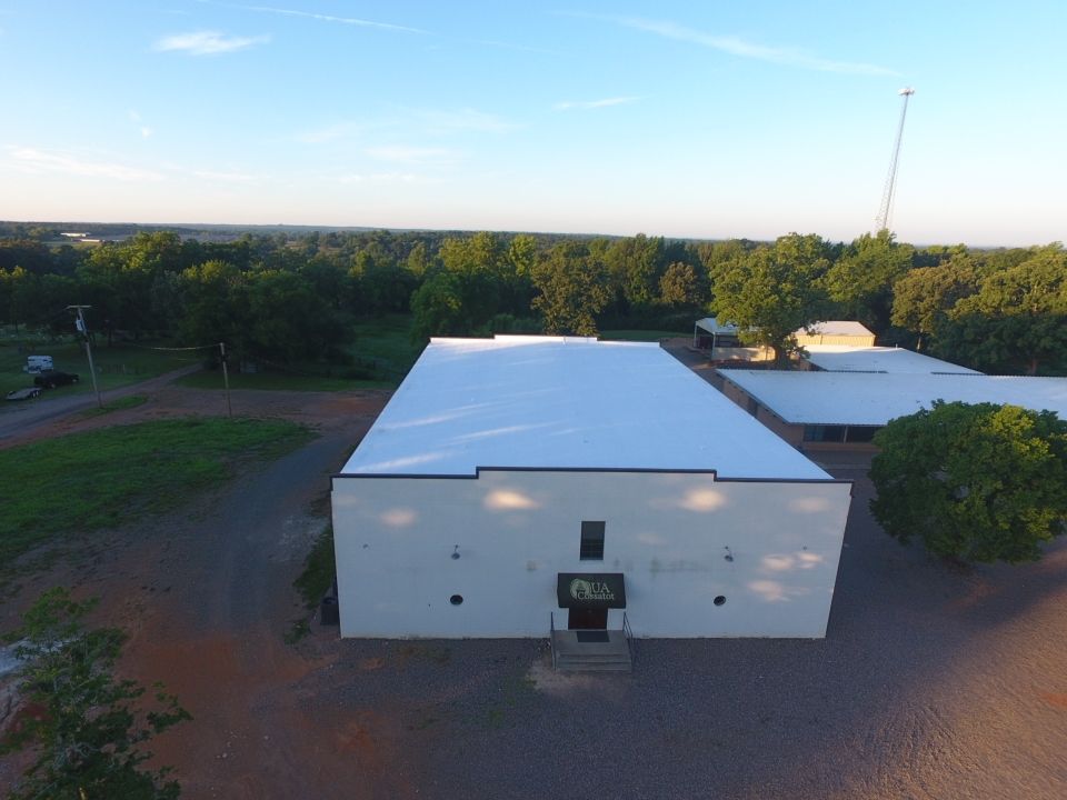 Commercial Roofing Installation using 50 mil PVC by Hostetler Roofing