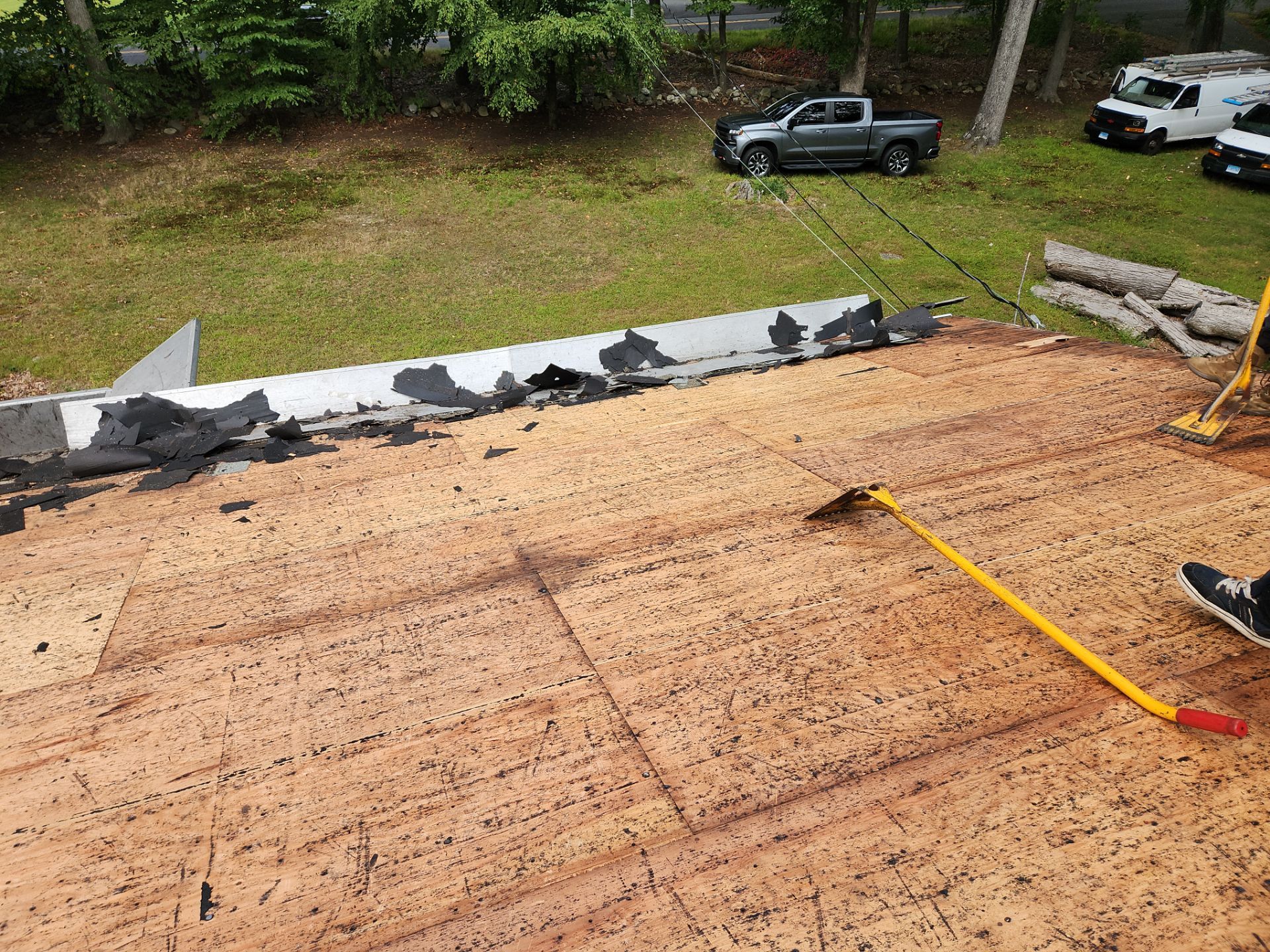 Commercial Roofing Installation using Owens Corning TruDefinition Duration AR - Harbor Blue by A Plus Exterior