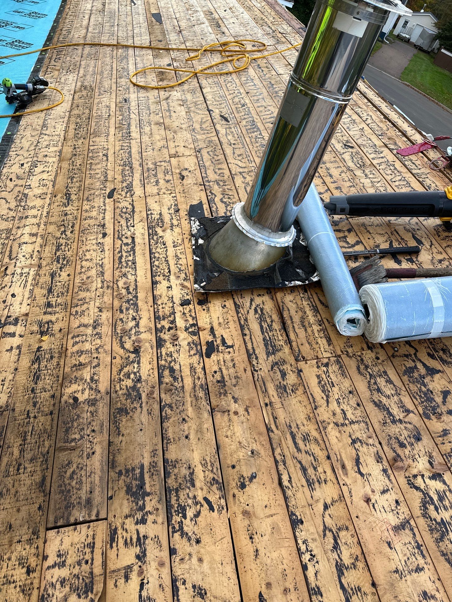 Residential Roofing Installation using Wakefield Bridge Steel Shingle by Ideal Steel by Artisan Roofing & Home Improvements Inc.