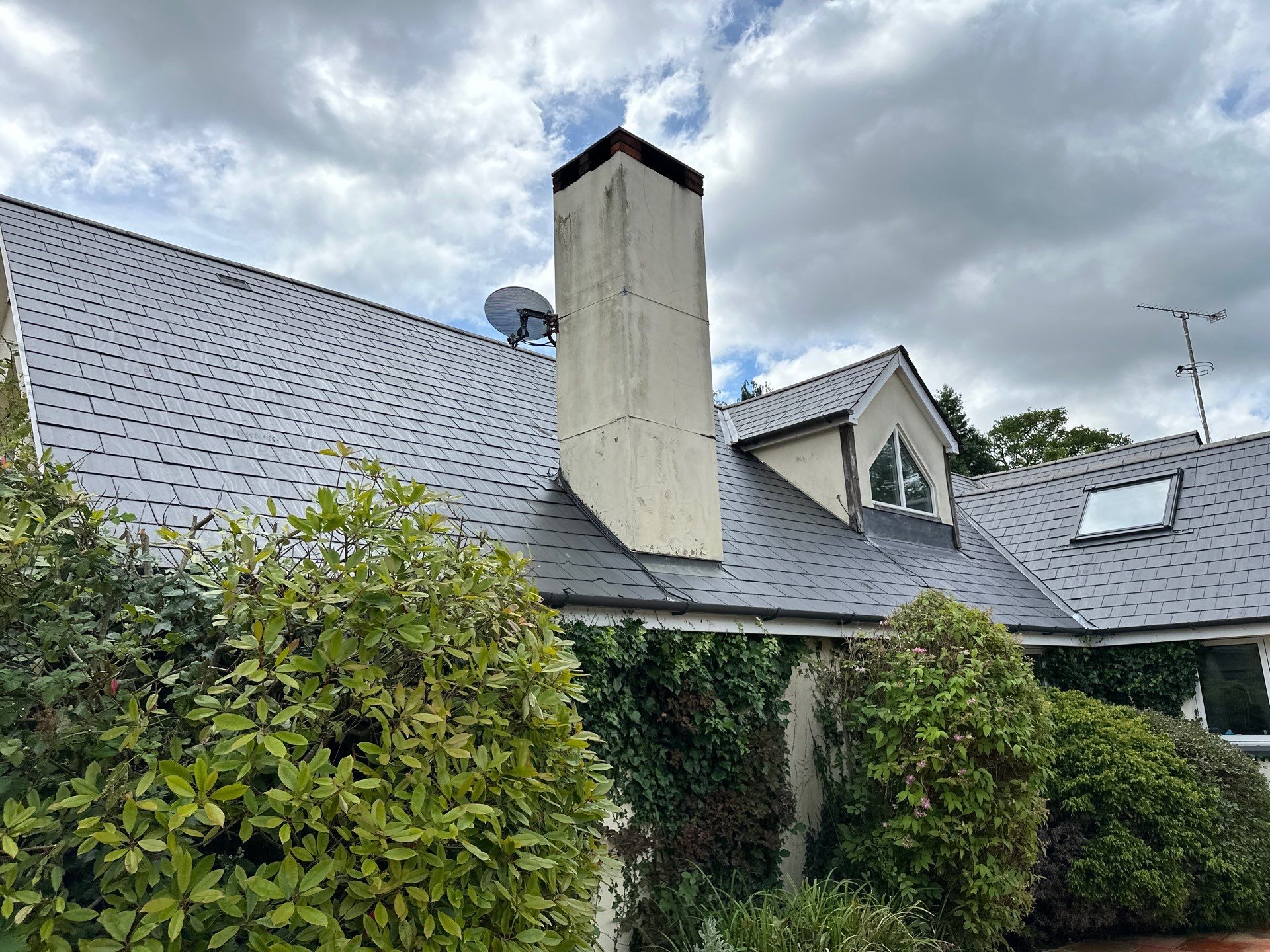 Roof and Patio Cleaning using Honda 15lpm Low Pressure Washing Machine by Ges Exterior Cleaning ltd