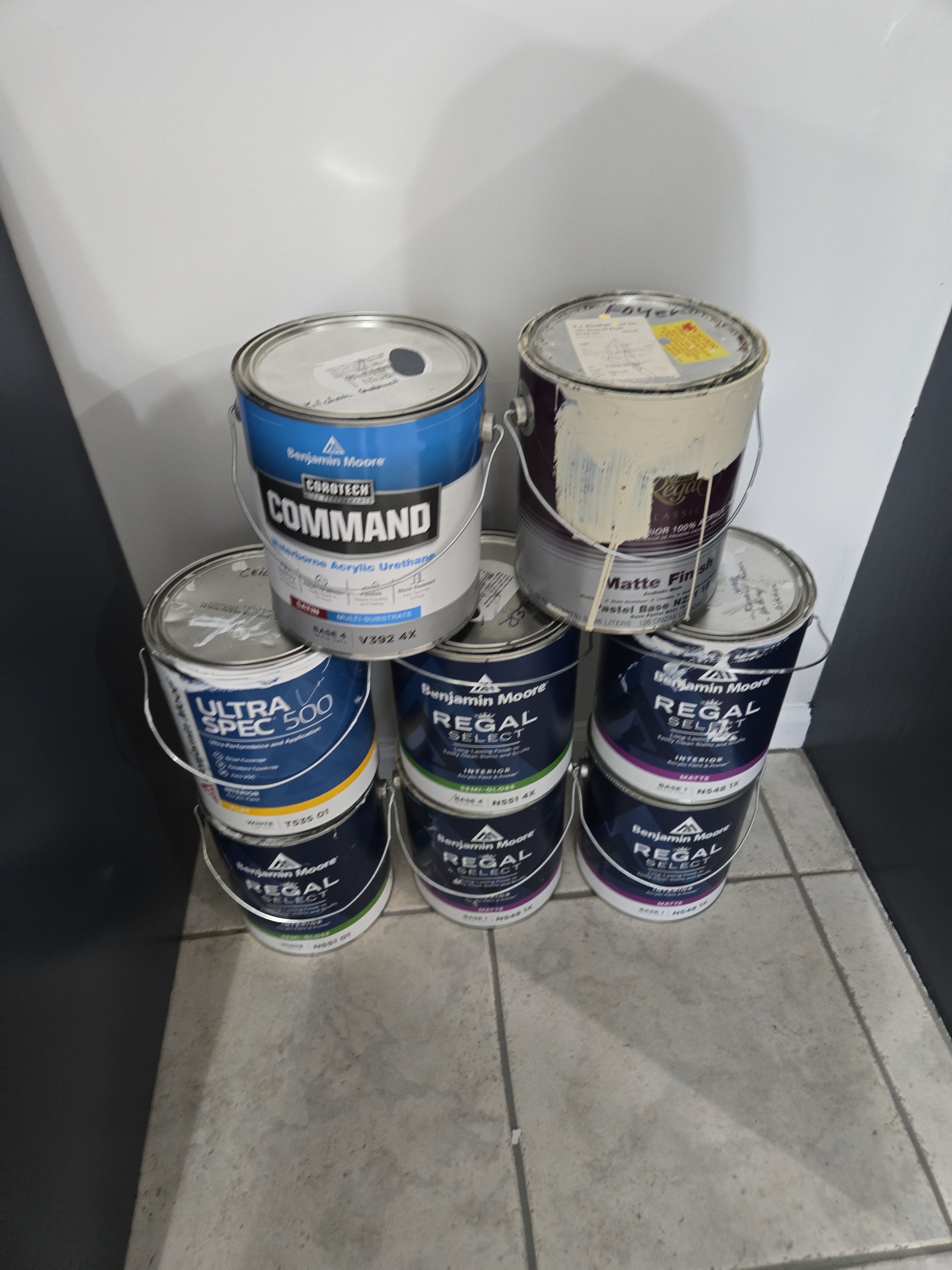Cabinet Refinishing using Benjamin Moore Command by Spectrum Painting, LLC