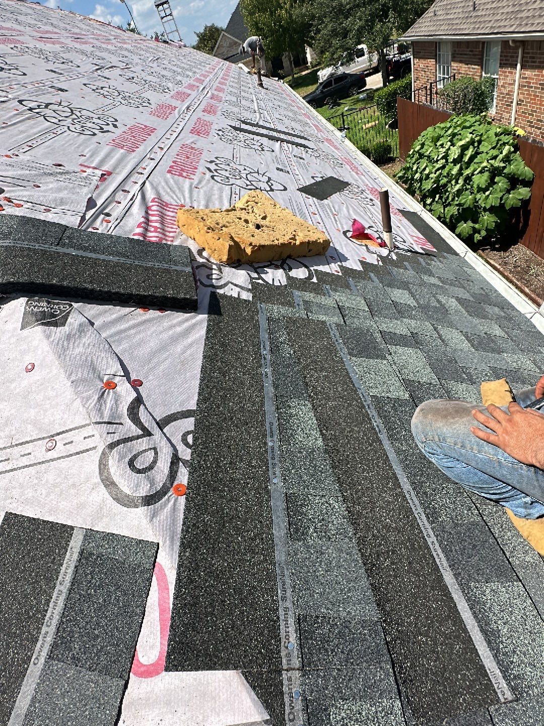 Residential Roofing Installation using Owen's Corning Duration (Lifetime) Shingles by Roof Repair Company