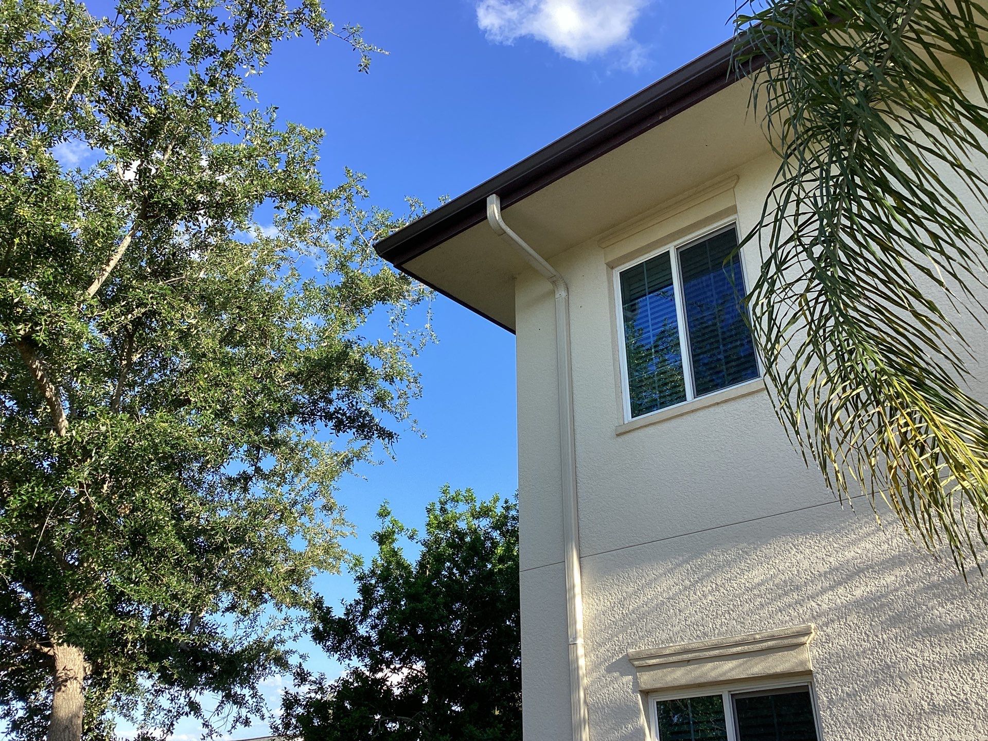 Musket Brown Seamless Gutters using Musket Brown Seamless Gutters in Capen Coral FL by Gutter Professors
