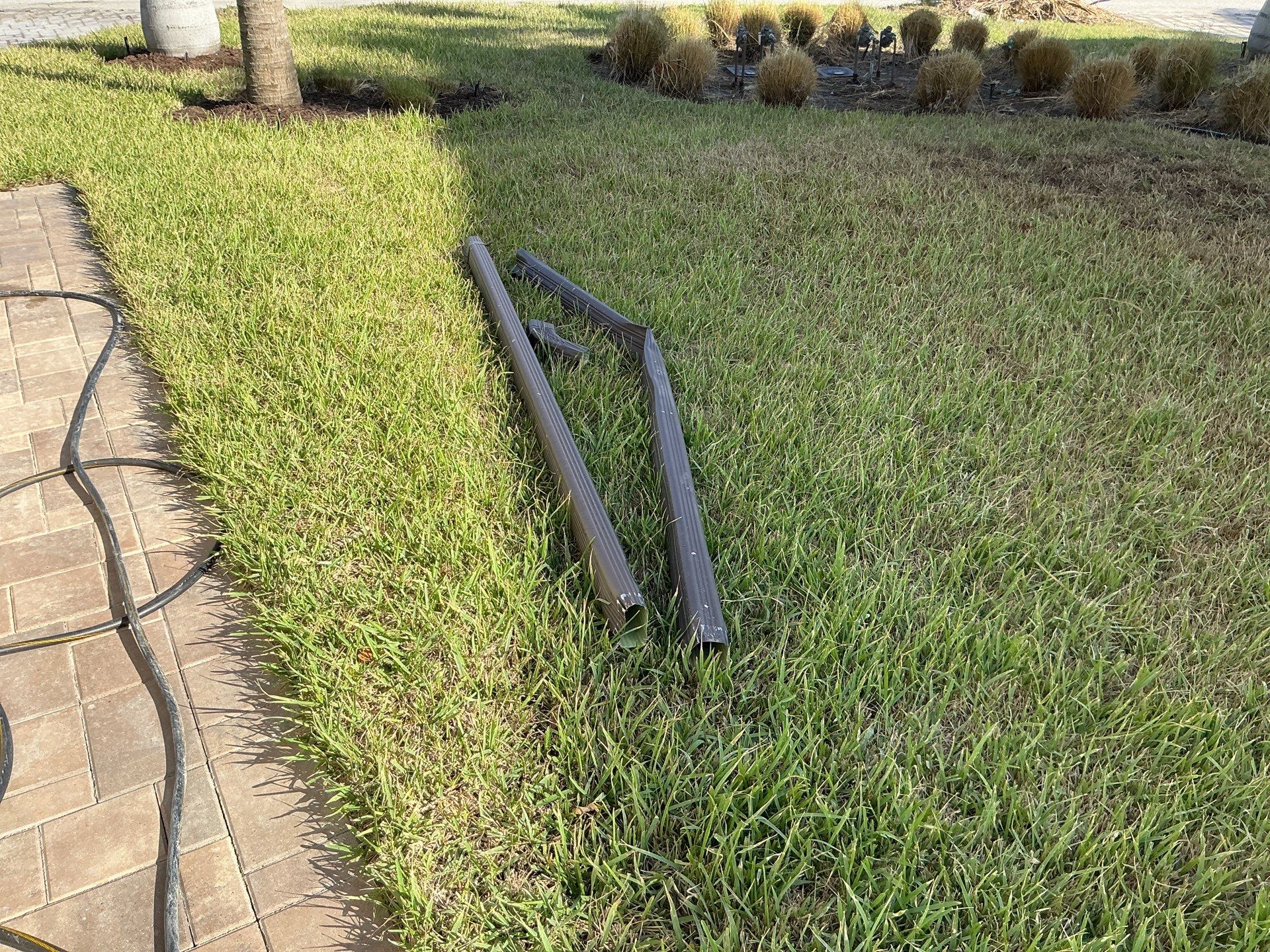 Bronze Aluminum Gutters in Longboat Key FL by Gutter Professors