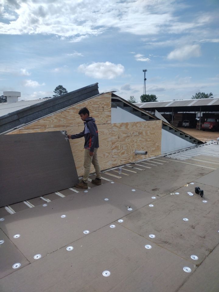 Office Building in Magnolia by Hostetler Roofing