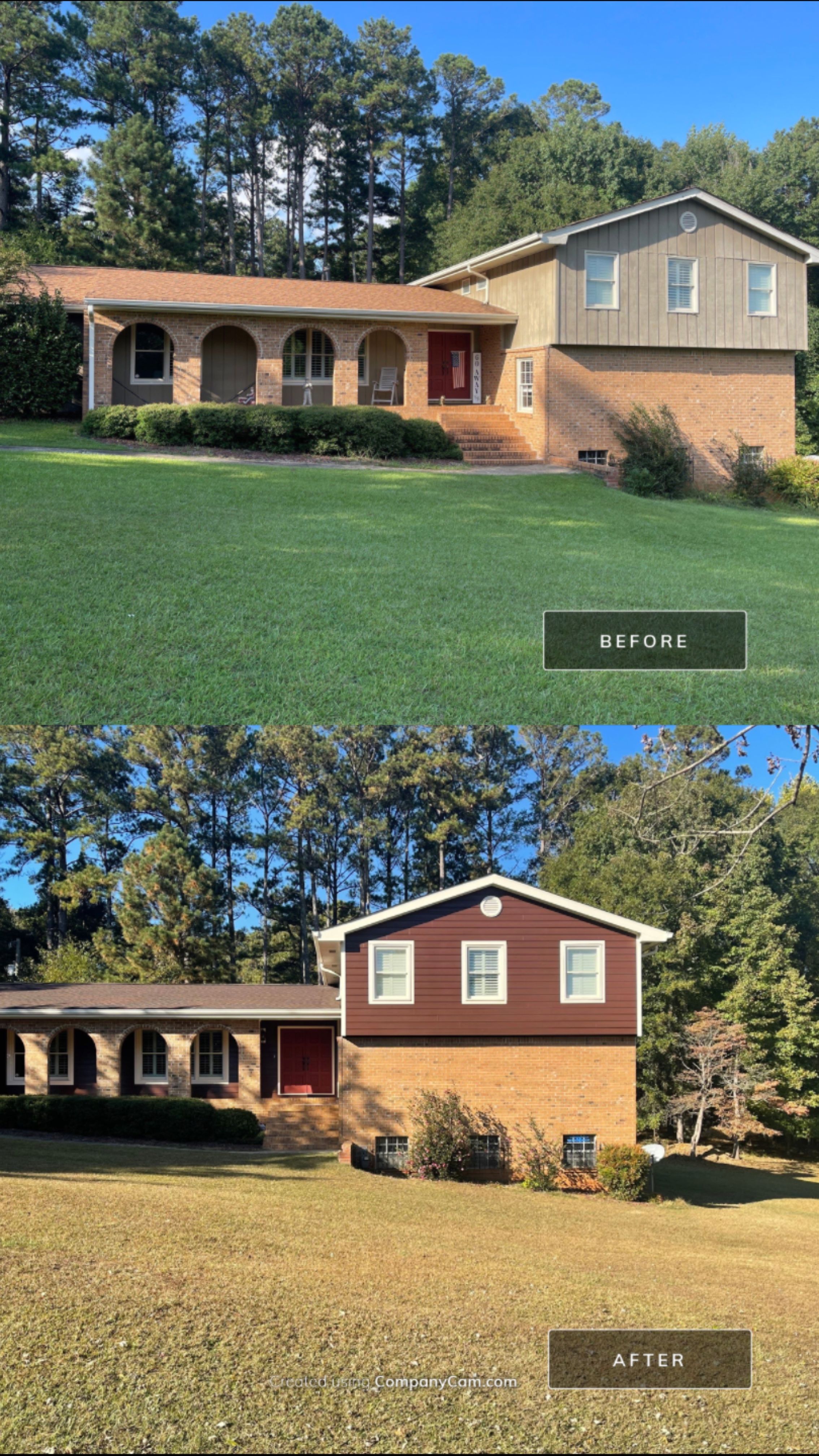 Home Remodel using GAF HDZ Lifetime Shingles by Rooftops Unlimited