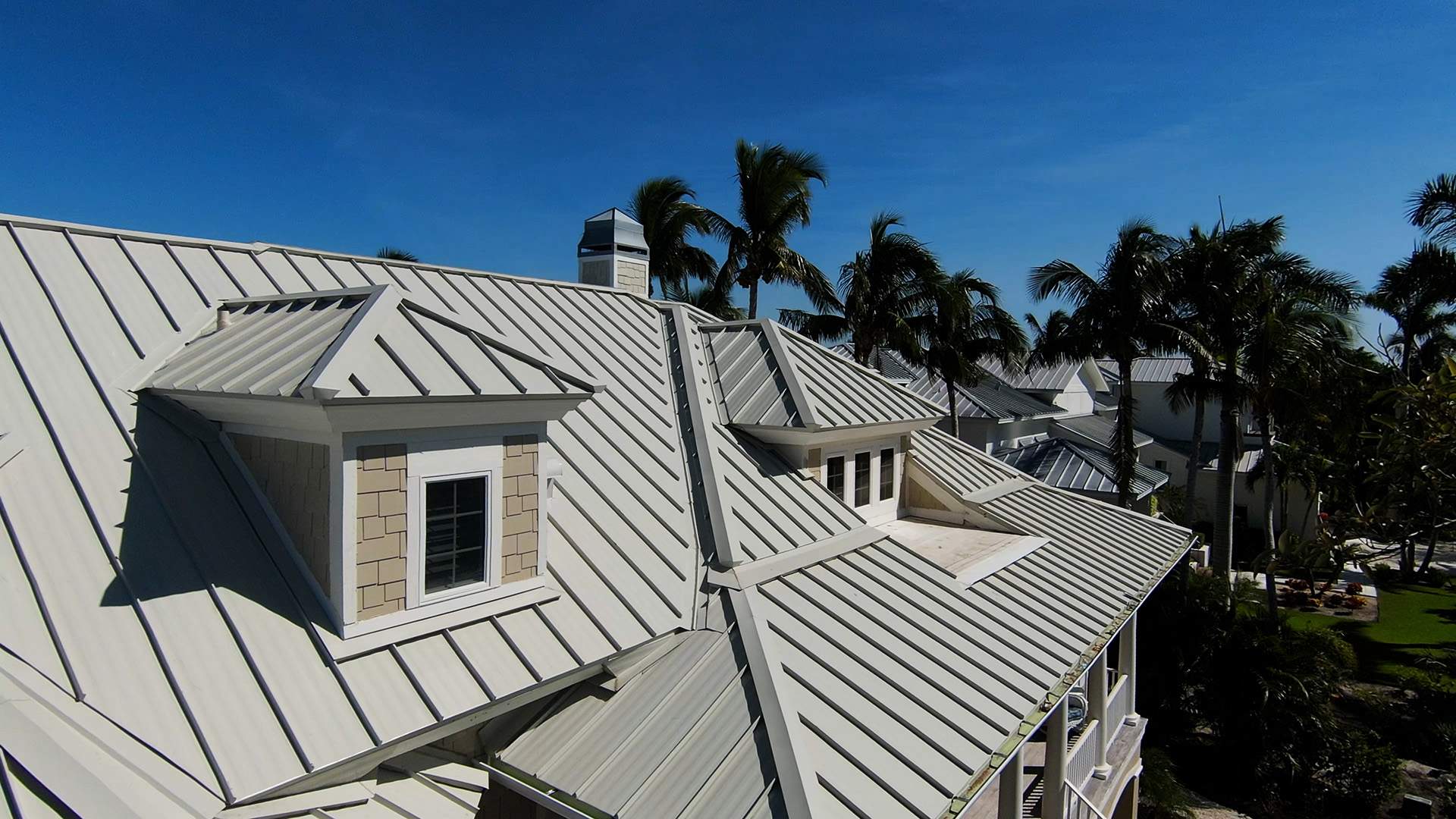 Sanibel Island Standing Seam Roof Replacement by Four Peaks Roofing