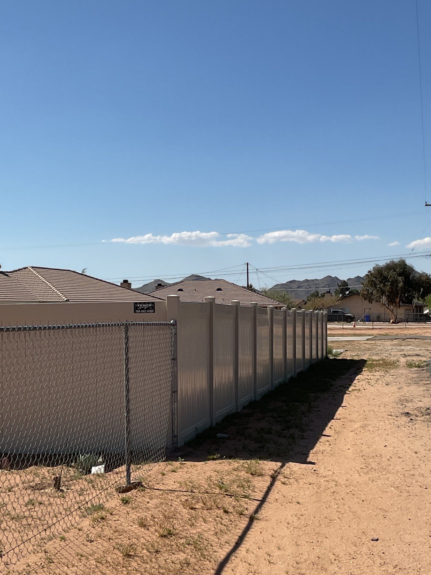 Fence Installation using Vinyl by Fence Guys Inc. 