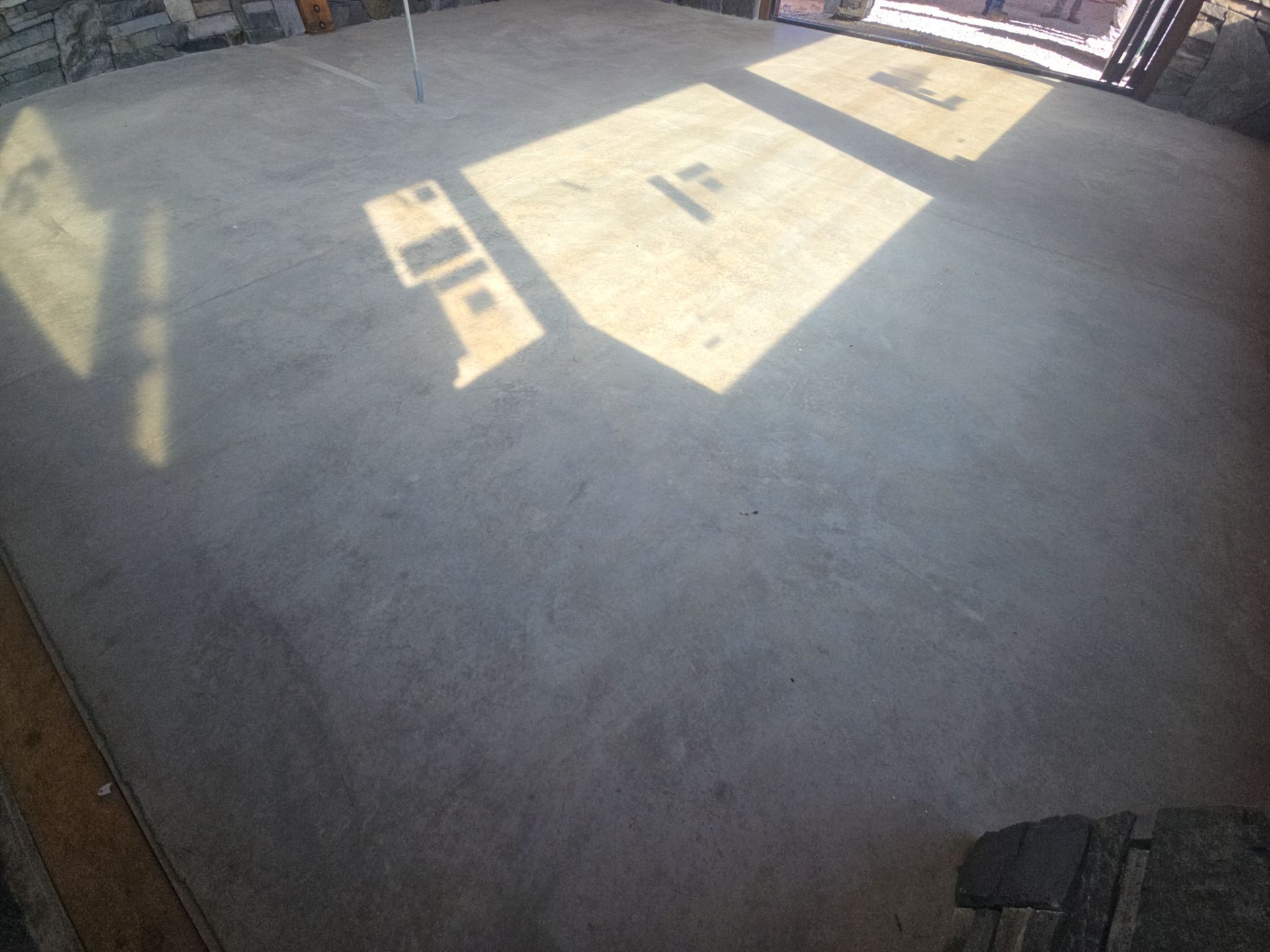 Hot Tub Installation using Rockford 1/8" by Croc Coatings, LLC