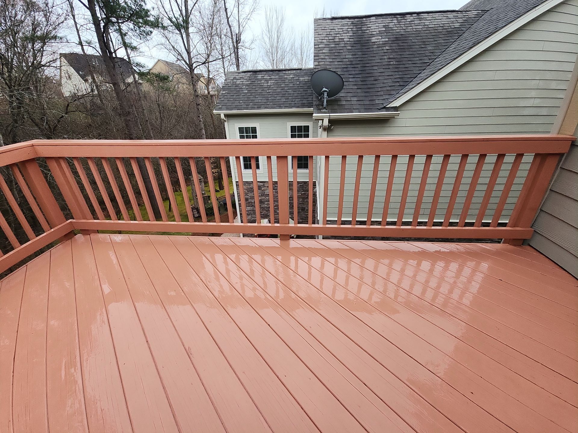 Painted Deck using AcryFin by DuraSeal