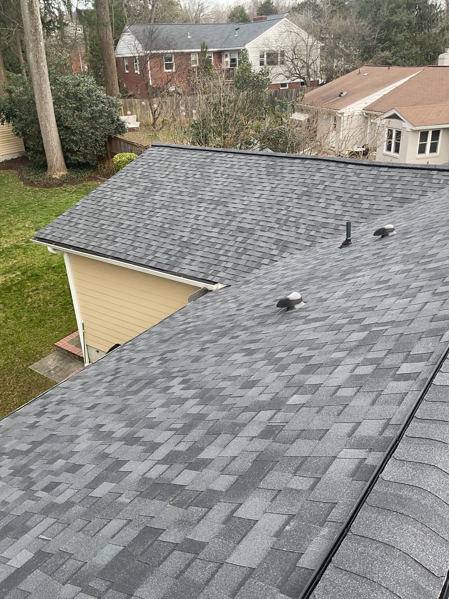 Arlington CertainTeed Landmark Pro Roof in Max Def Moire Black by RM Banning, Inc.