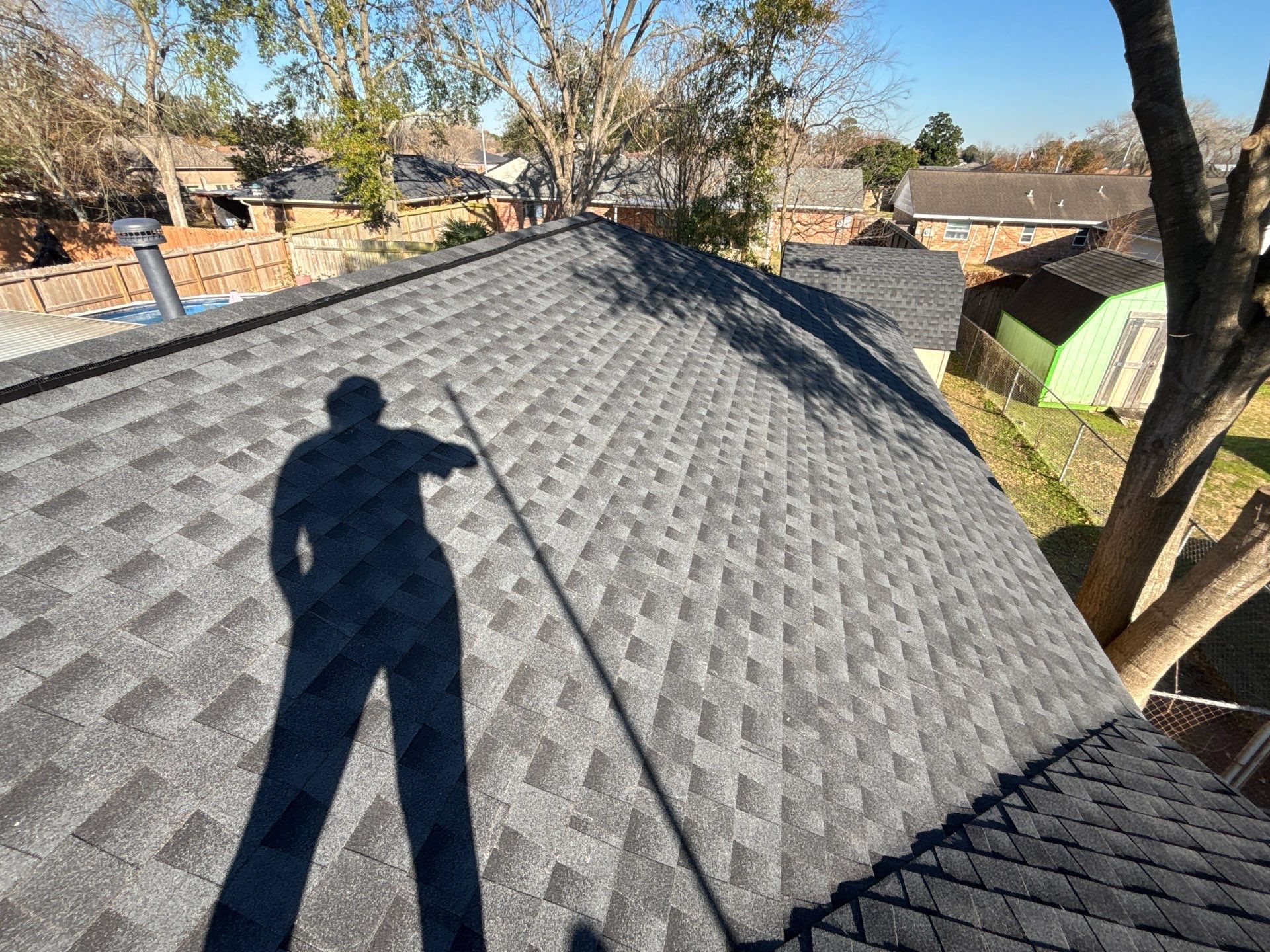 Residential Roof Replacement using GAF HDZ - Charcoal shingles by Elite Roofing LLC