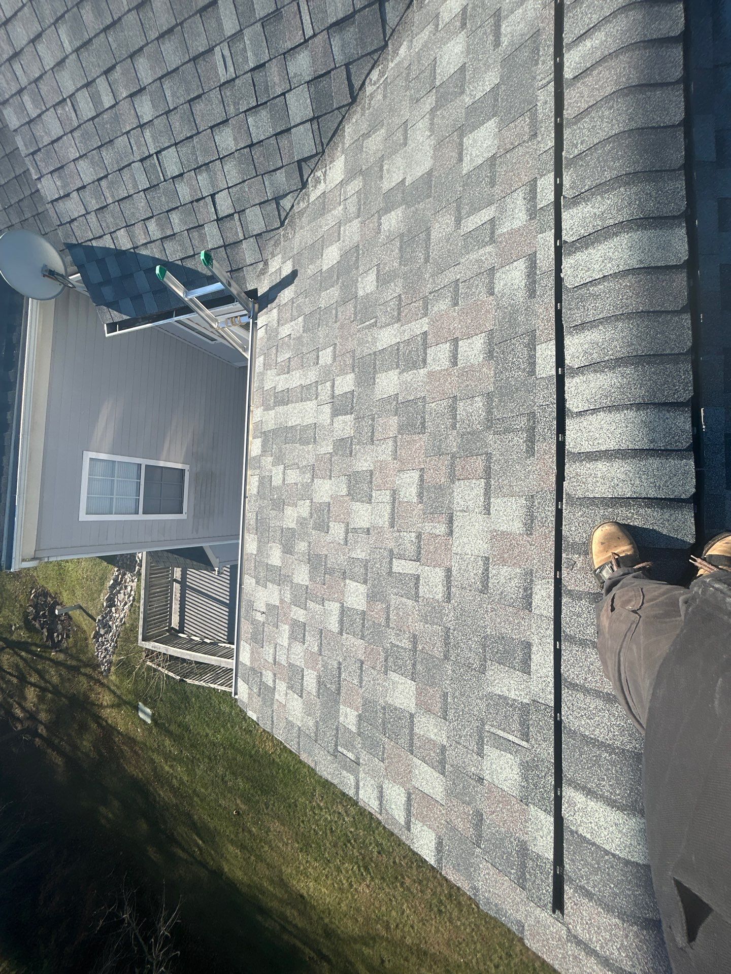 Bristow: Residential Roof Replacement with CertainTeed Landmark Pro in Max Def Colonial Slate by RM Banning, Inc.