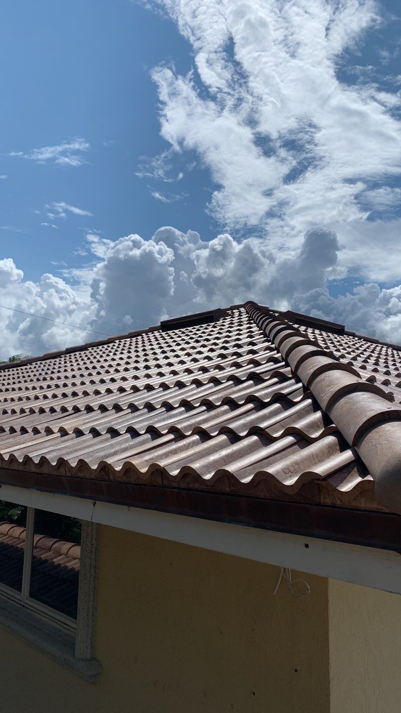 Residential Roofing Installation using Brava Spanish Tile in Mocha Sand by International Roofing