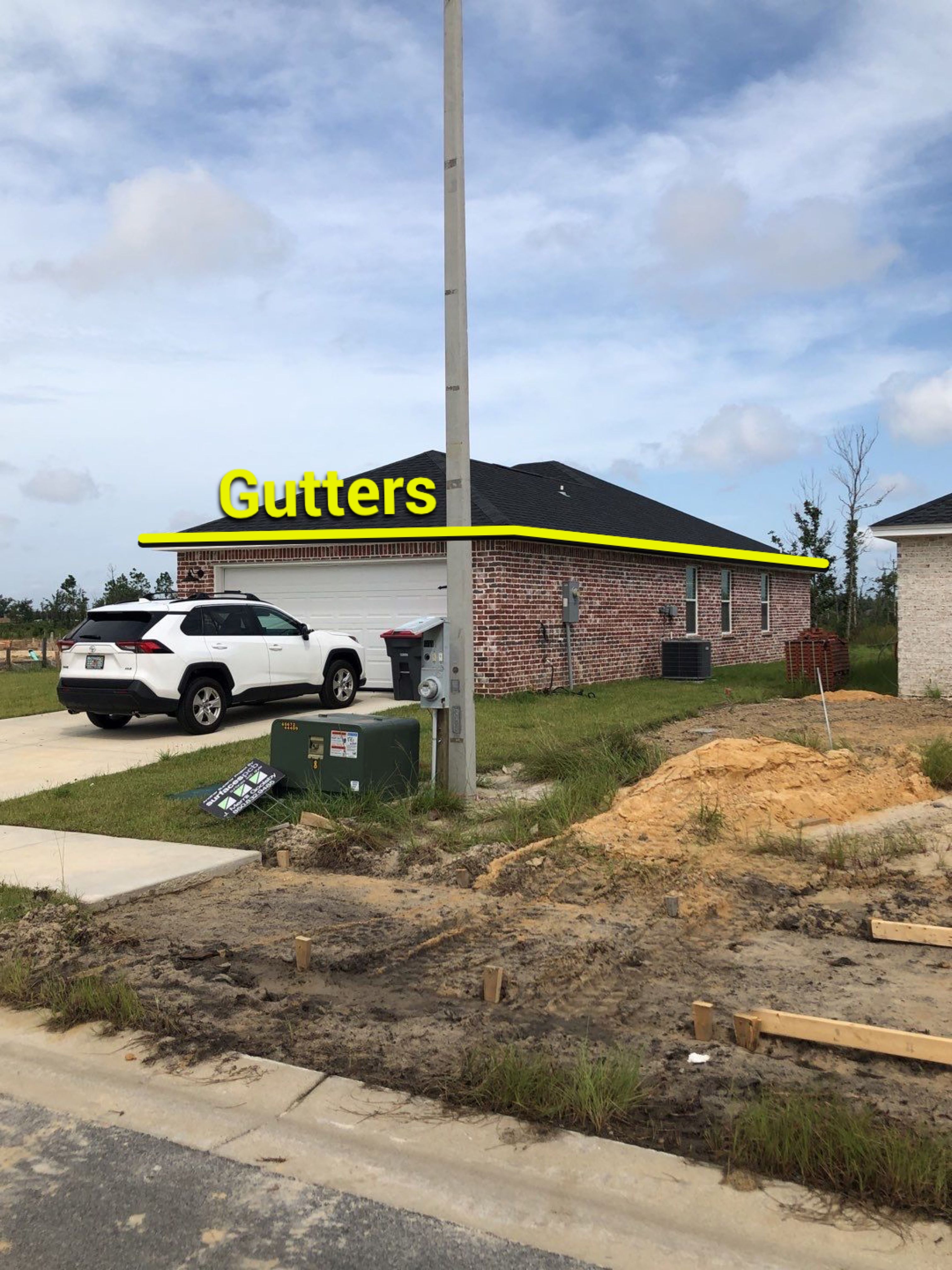 Gutter Installation using K-Style Seamless Gutters by Gutter Professors