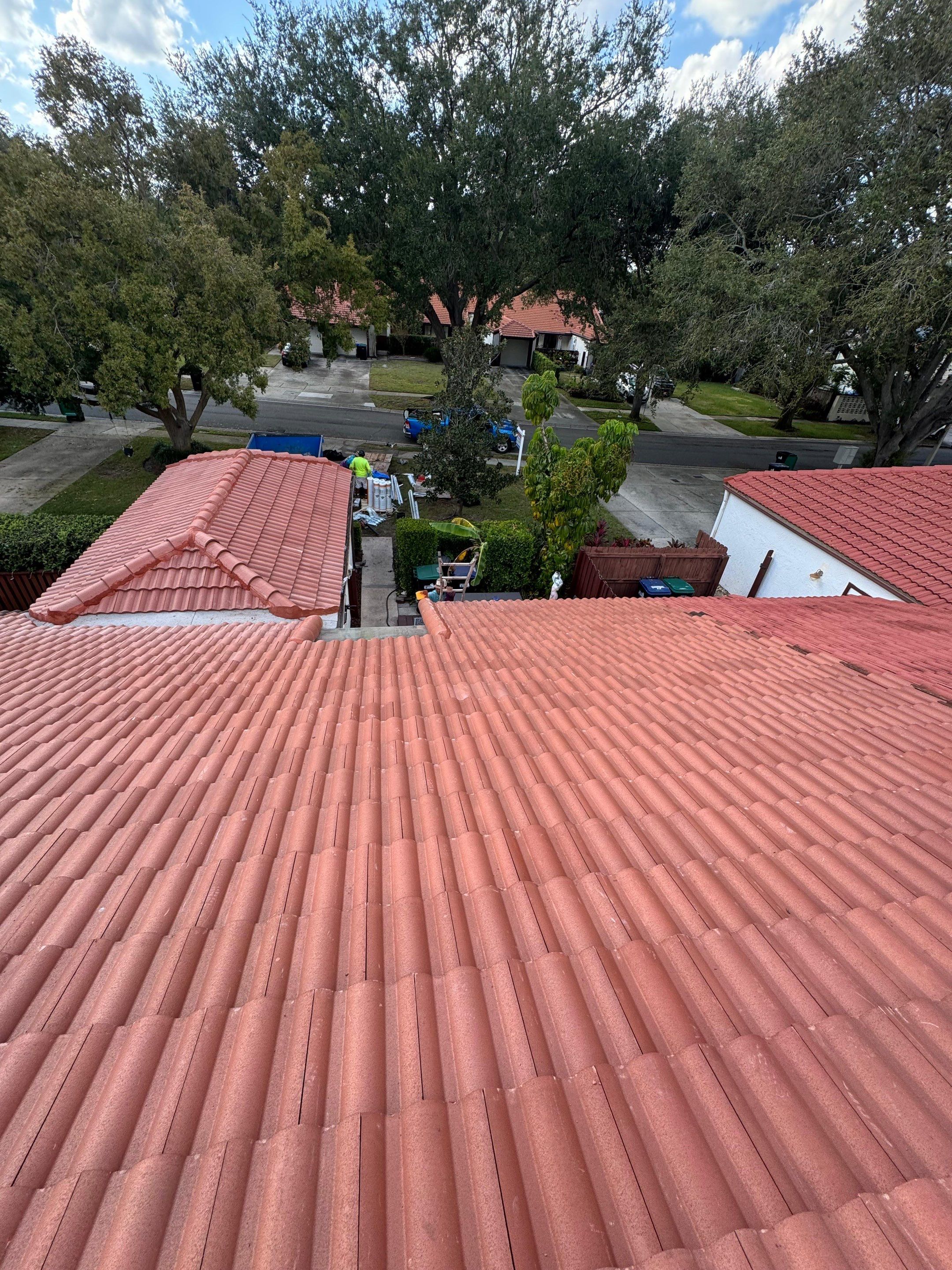 Tile Reroof Replacement Winter Park FL by Pinnacle Roofing Group