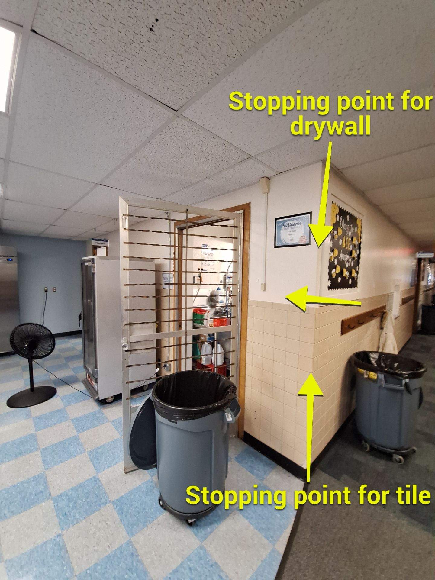 Early Childhood Center Interior Painting and Drywall Repair in Muskegon by Gordon Painting