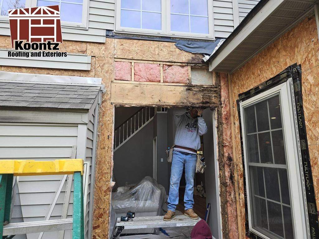 Window Installation using ViWinTech Windows by Koontz Construction