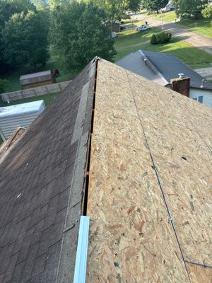Residential Roofing Installation using GAF Timberline HDZ Weatherer Wood
