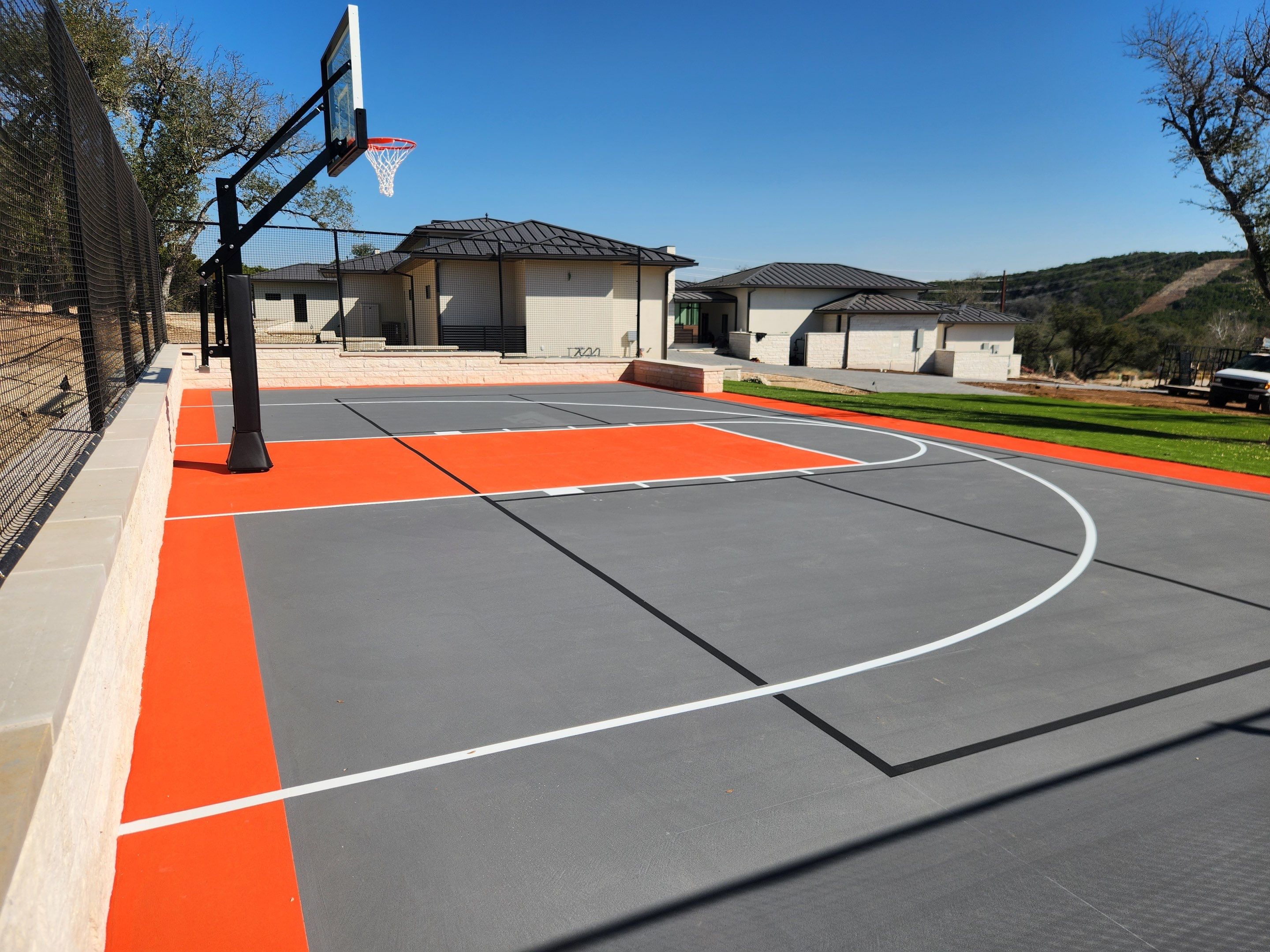 Custom Pickleball Court in South Austin by Sport Court Austin