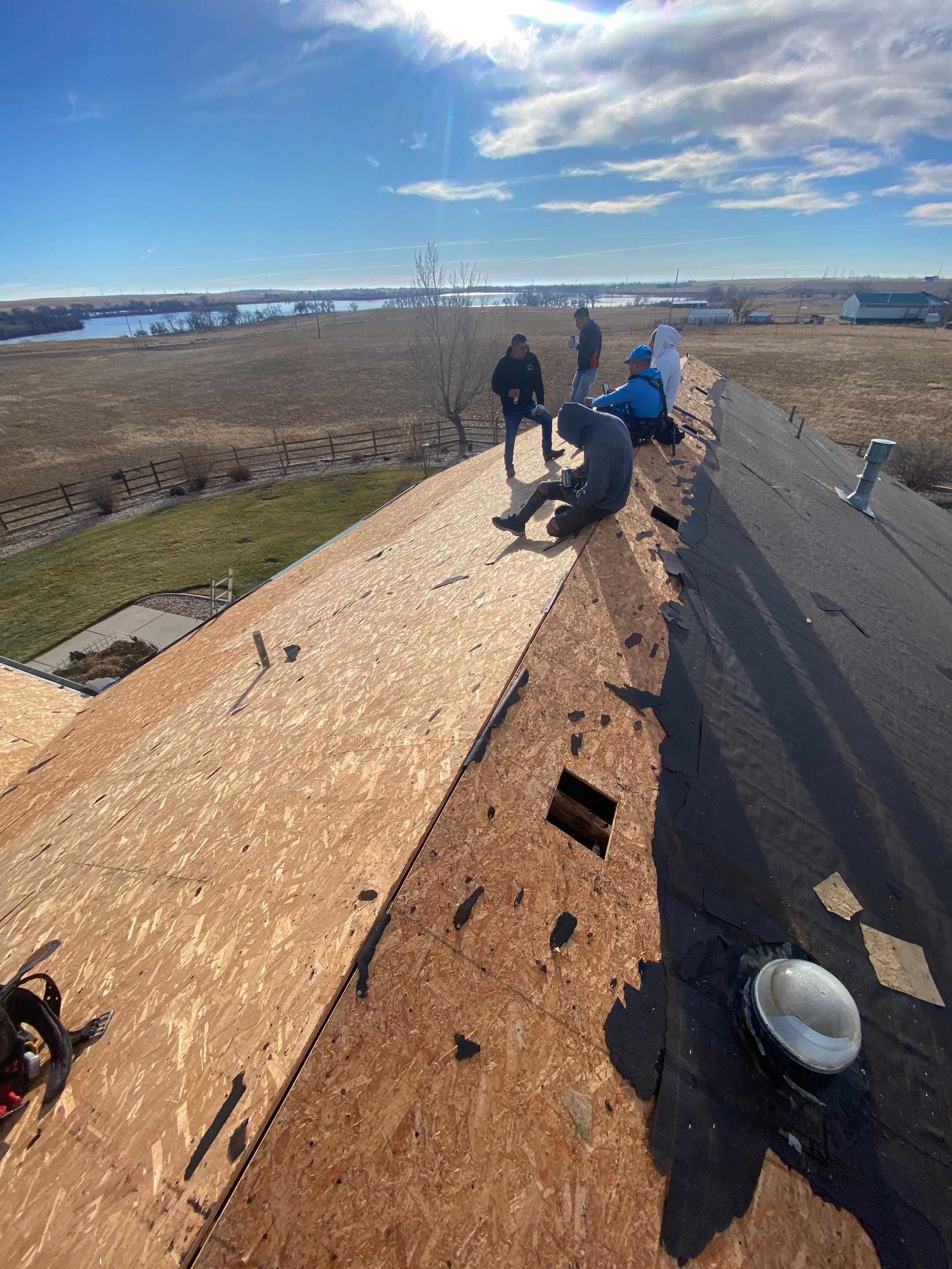 Staning Seam Metal using 1.75" Snap Lock Standing Seam Class 4 Impact Resistant  by Black Belt Roofing 