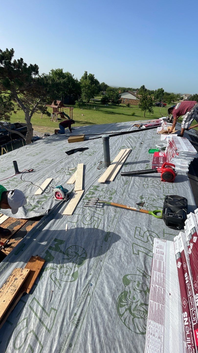 Residential Roofing Installation using GAF Royal Sovereign by A & H Roofing and Contracting