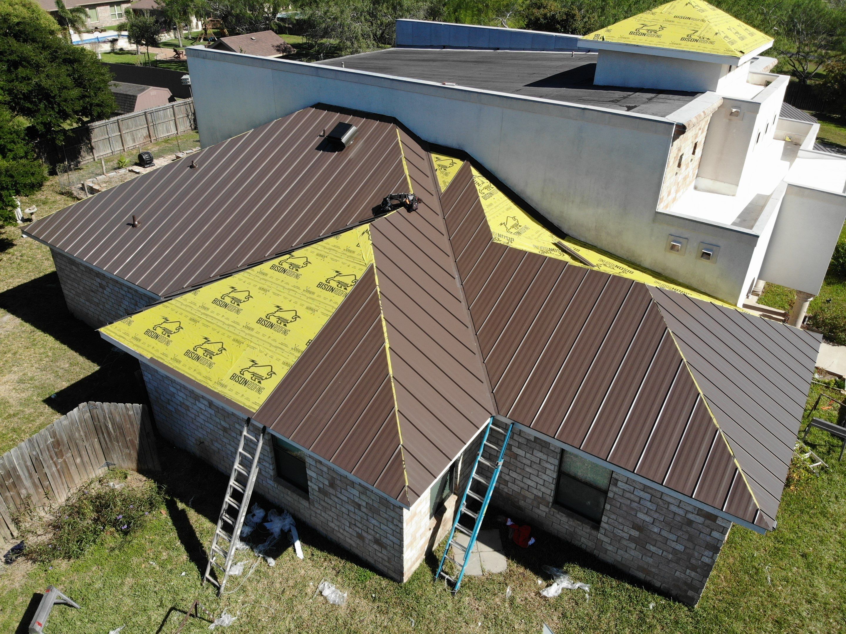 Standing Seam Roof by Bison Roofing  