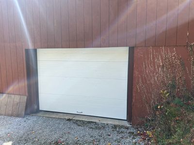 Door Installation using Clopay Modern Steel Garage Doors
