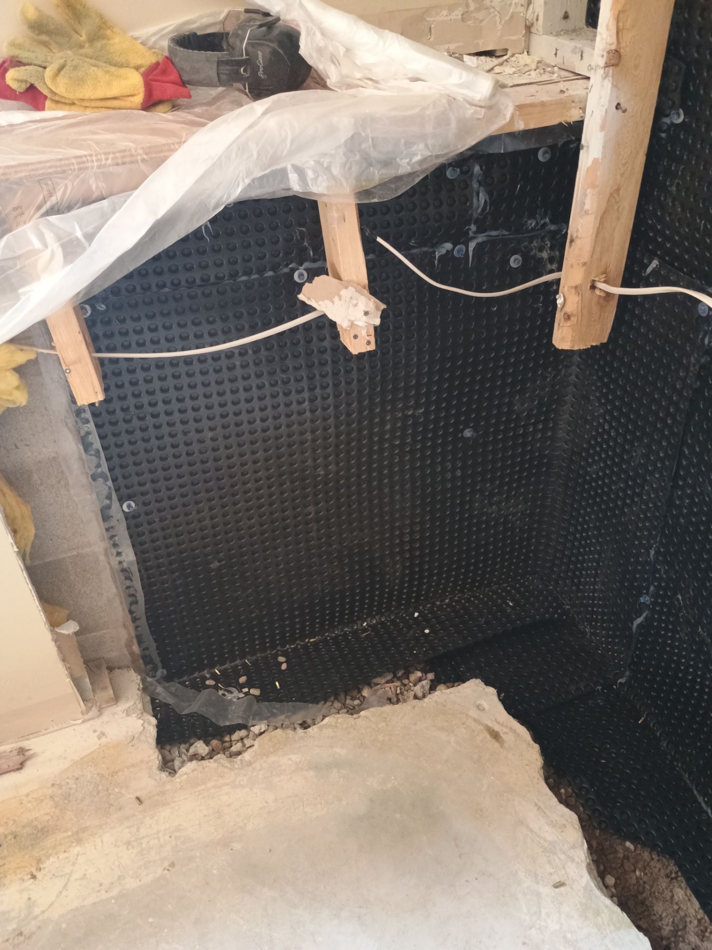 Retrofitting Drainage Board in Lino Lakes by Waterproofing Northeast