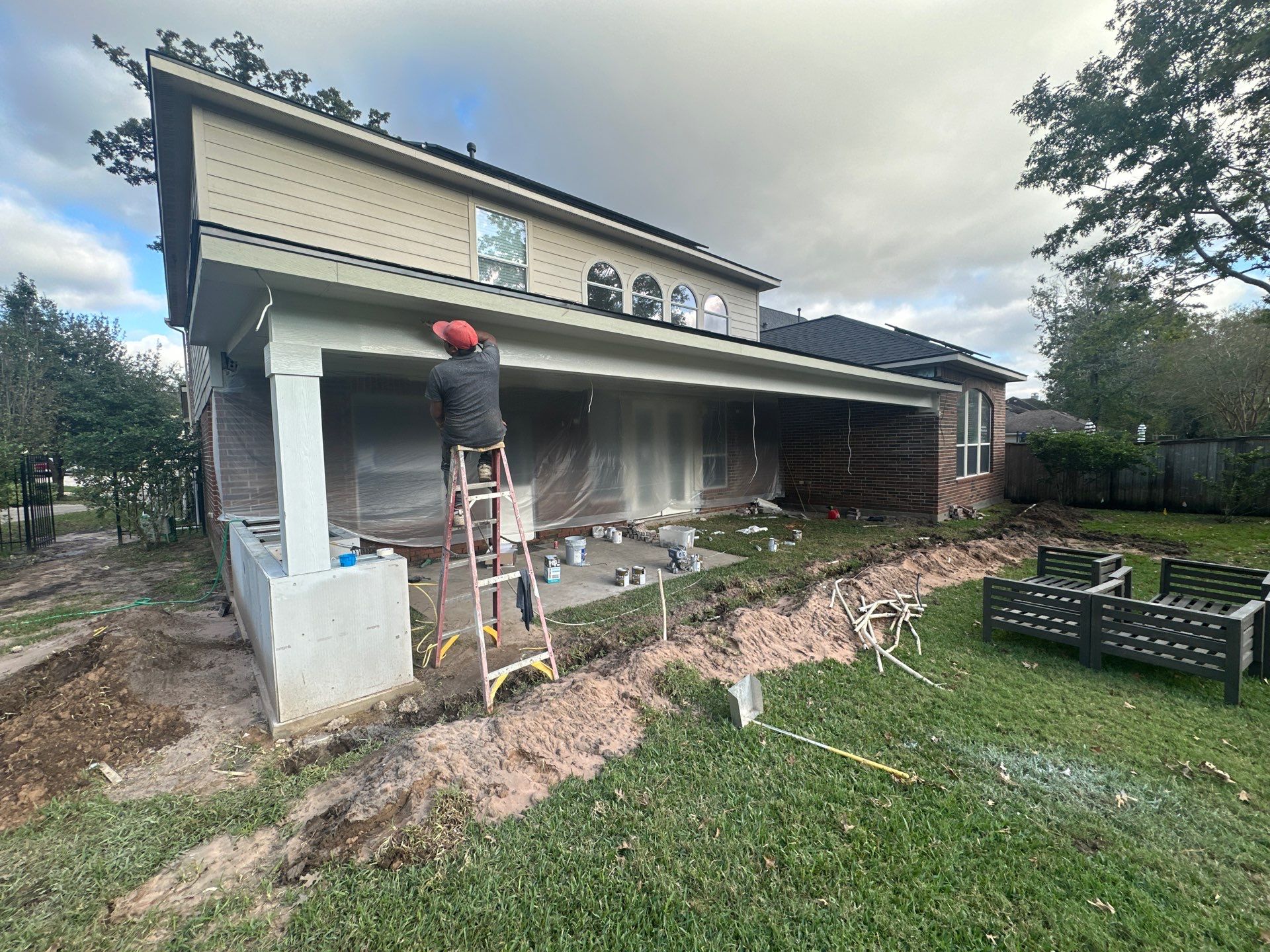 Covered Patio using Sophalx Crew by SophAlx LLC