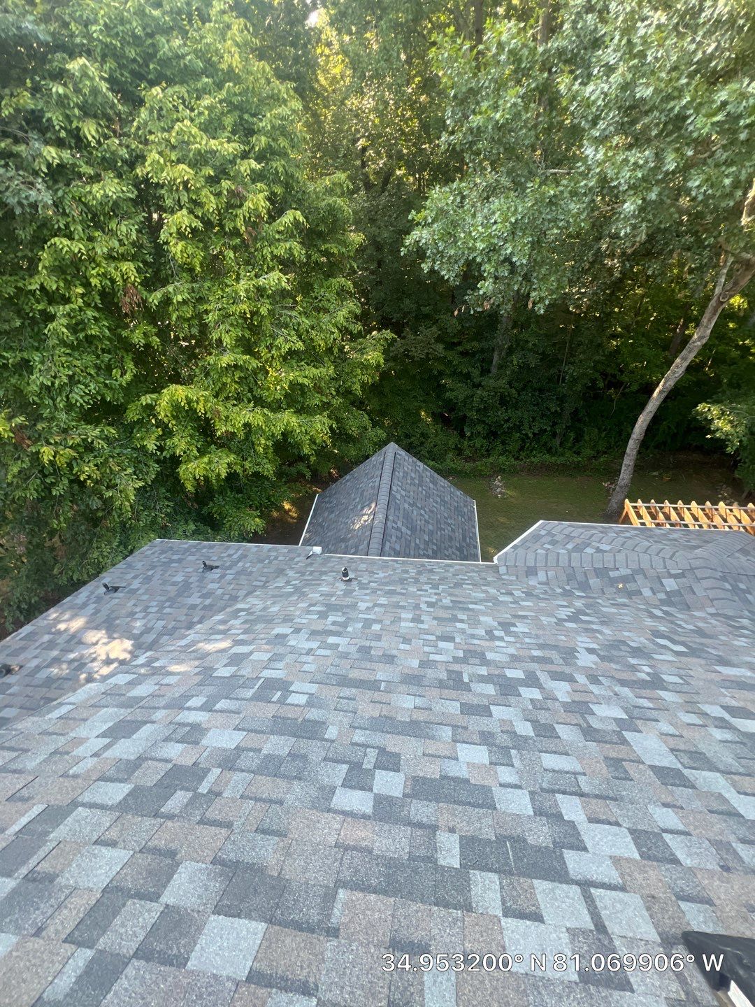 Residential Roofing Replacement with Owens Corning Duration Shingles on a Brick Home in Rock Hill, SC by Merritt Roofing LLC