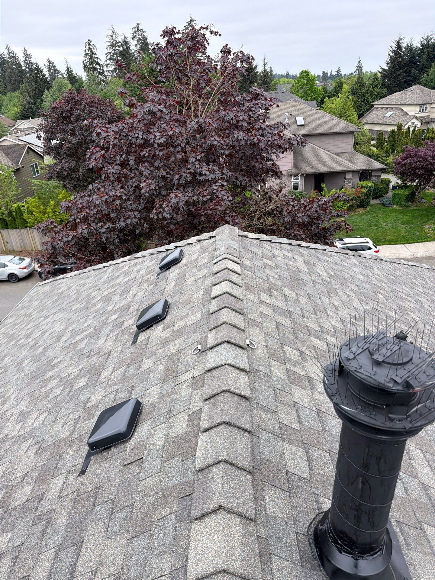 Residential Roofing Installation using GAF HDZ Shingles by Roofing Formula LLC