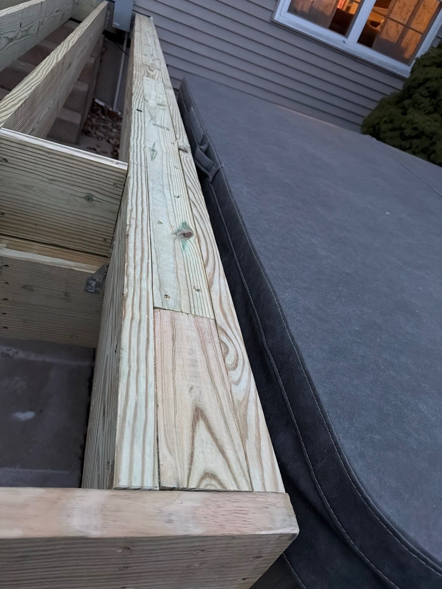 New Deck With a Roof and TV Mount in Raritan, New Jersey by deck guardian