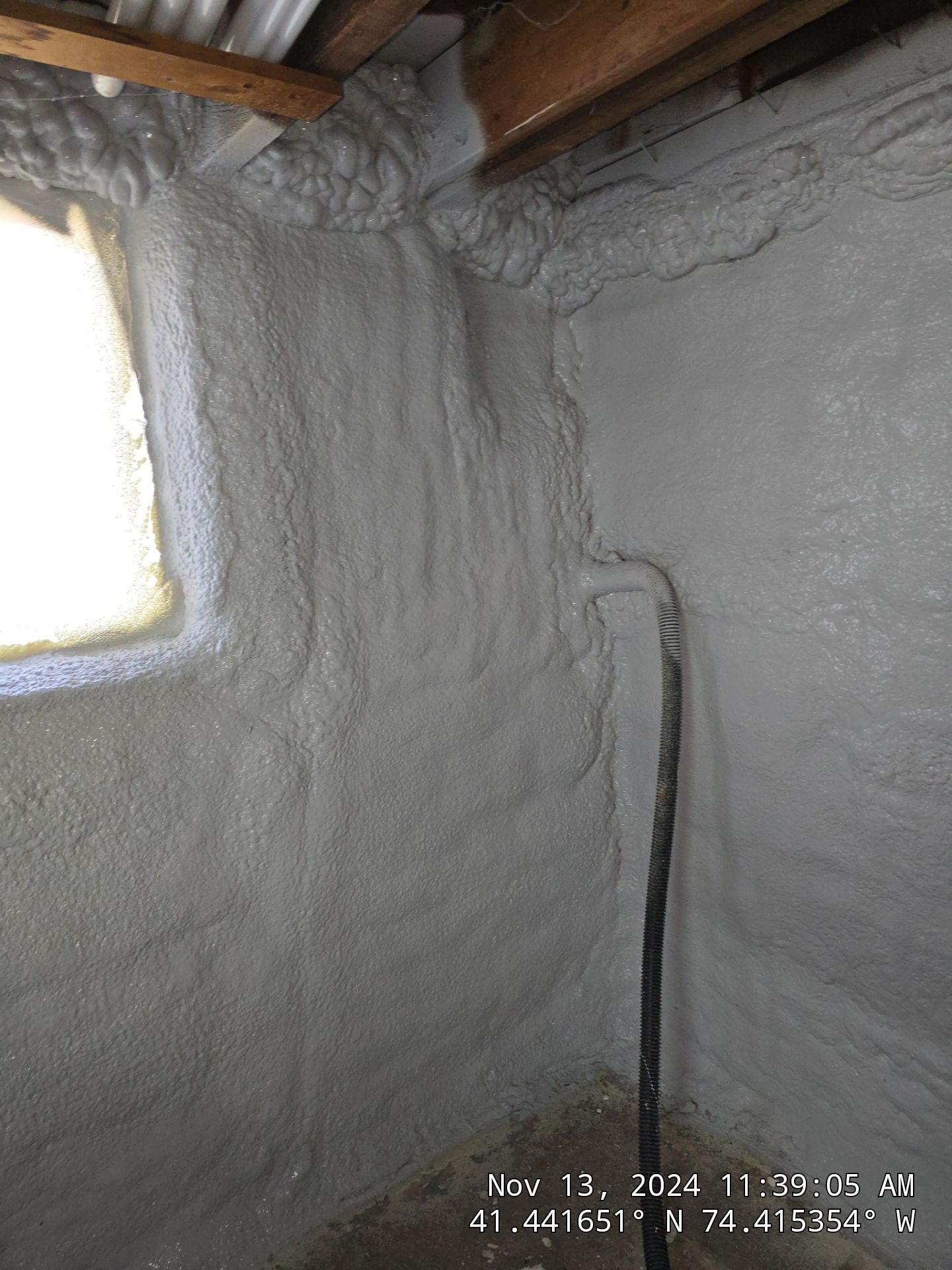 Attic Insulation using open cell spray foam by NYS Foam & Energy